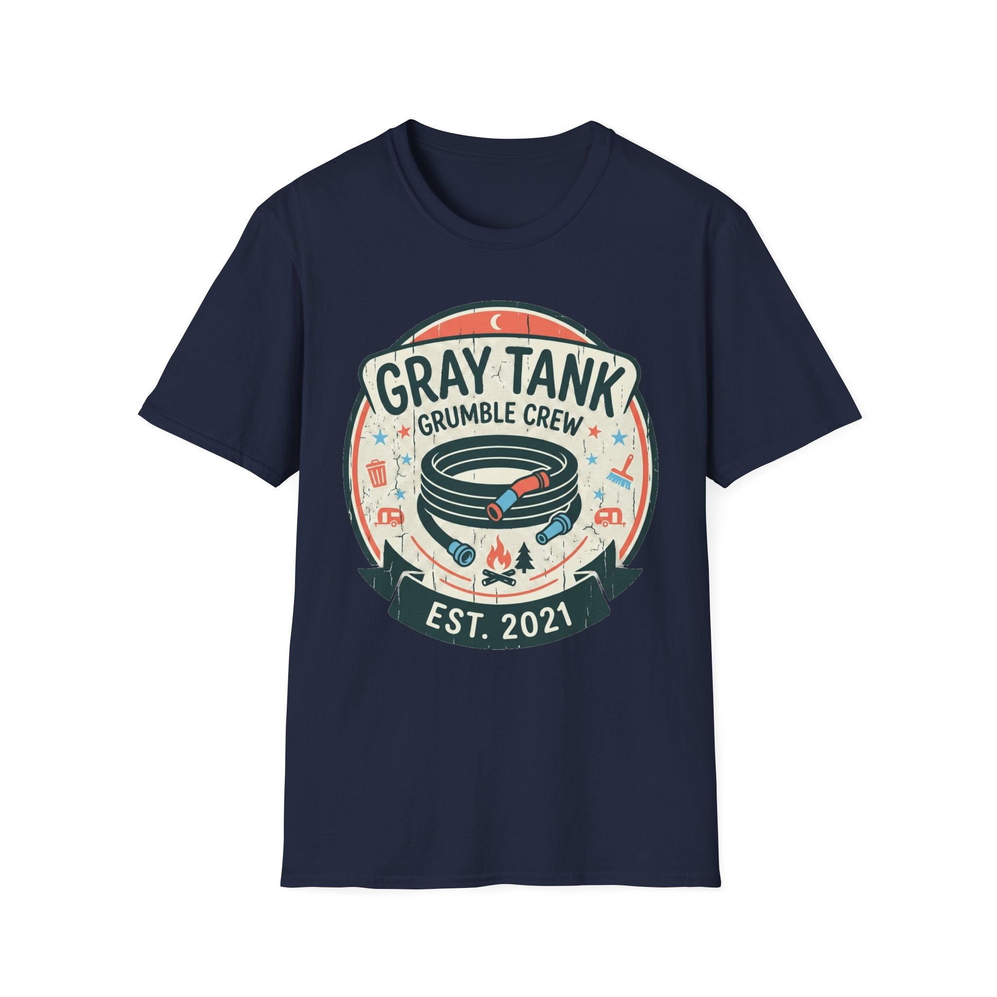 Gray Tank Grumble Crew T-Shirt