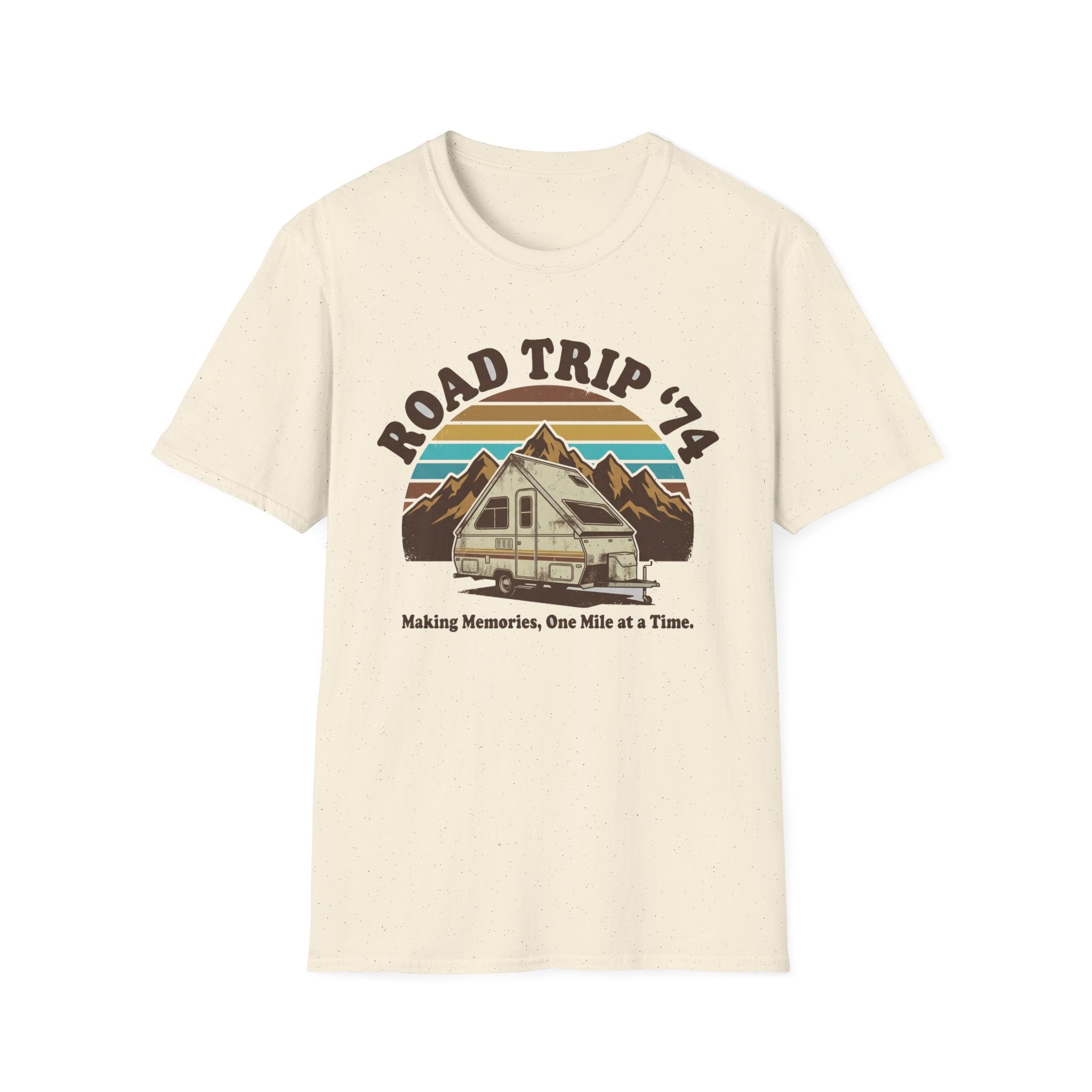 Road Trip 74 Making Memories One Mile at a Time T-Shirt