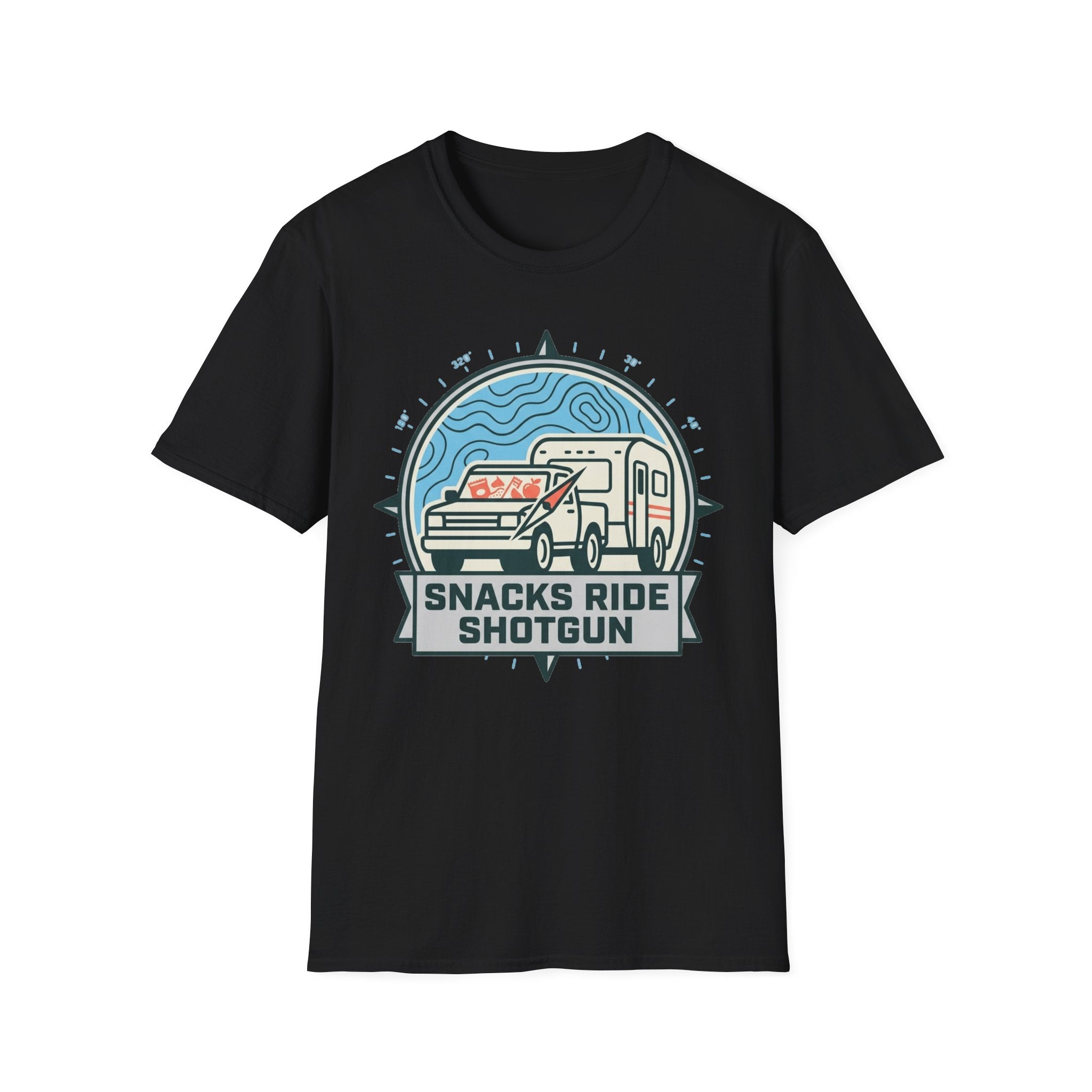 Snacks Ride Shotgun T-Shirt