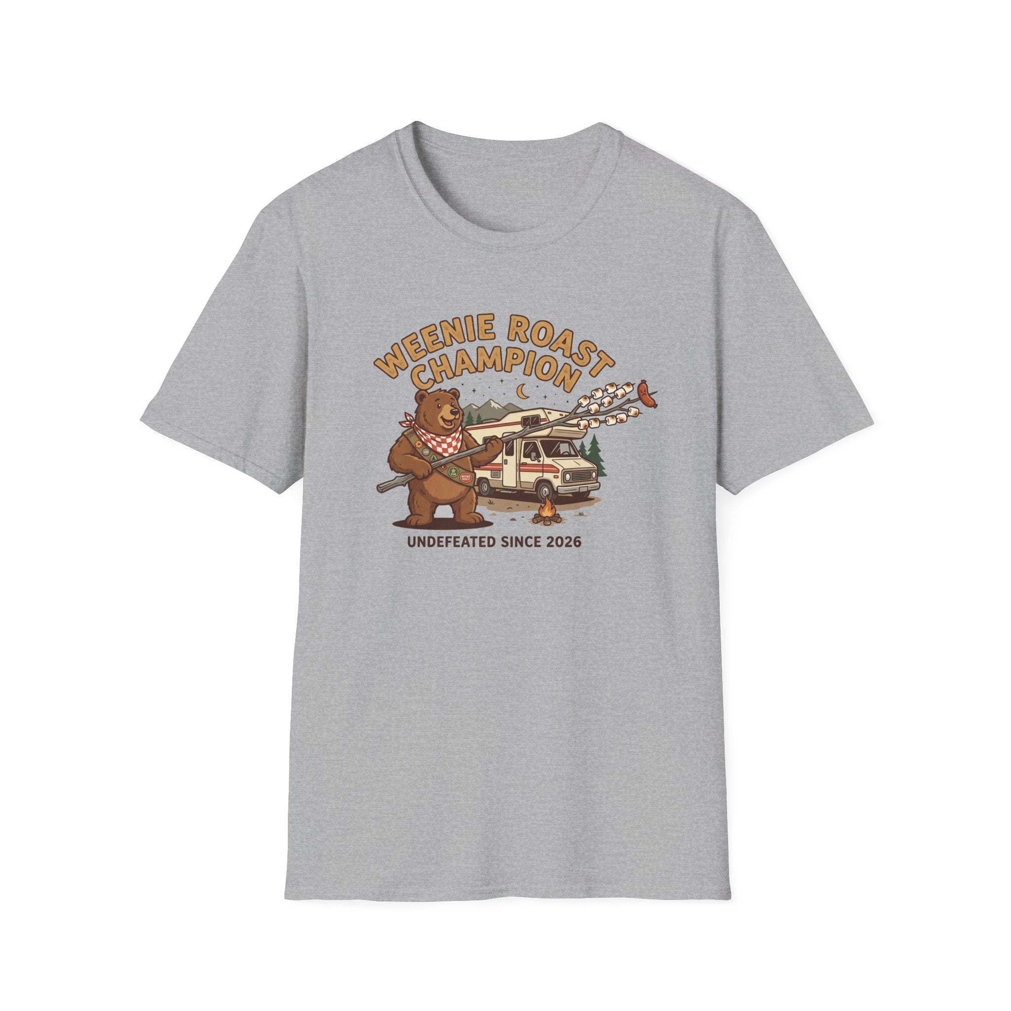 Weenie Roast Champion Undefeated Since 2026 T-Shirt