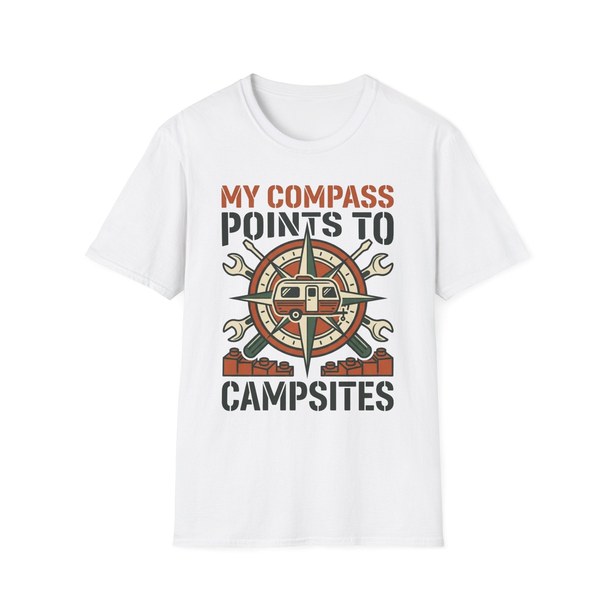 My Compass Points to Campsites T-Shirt