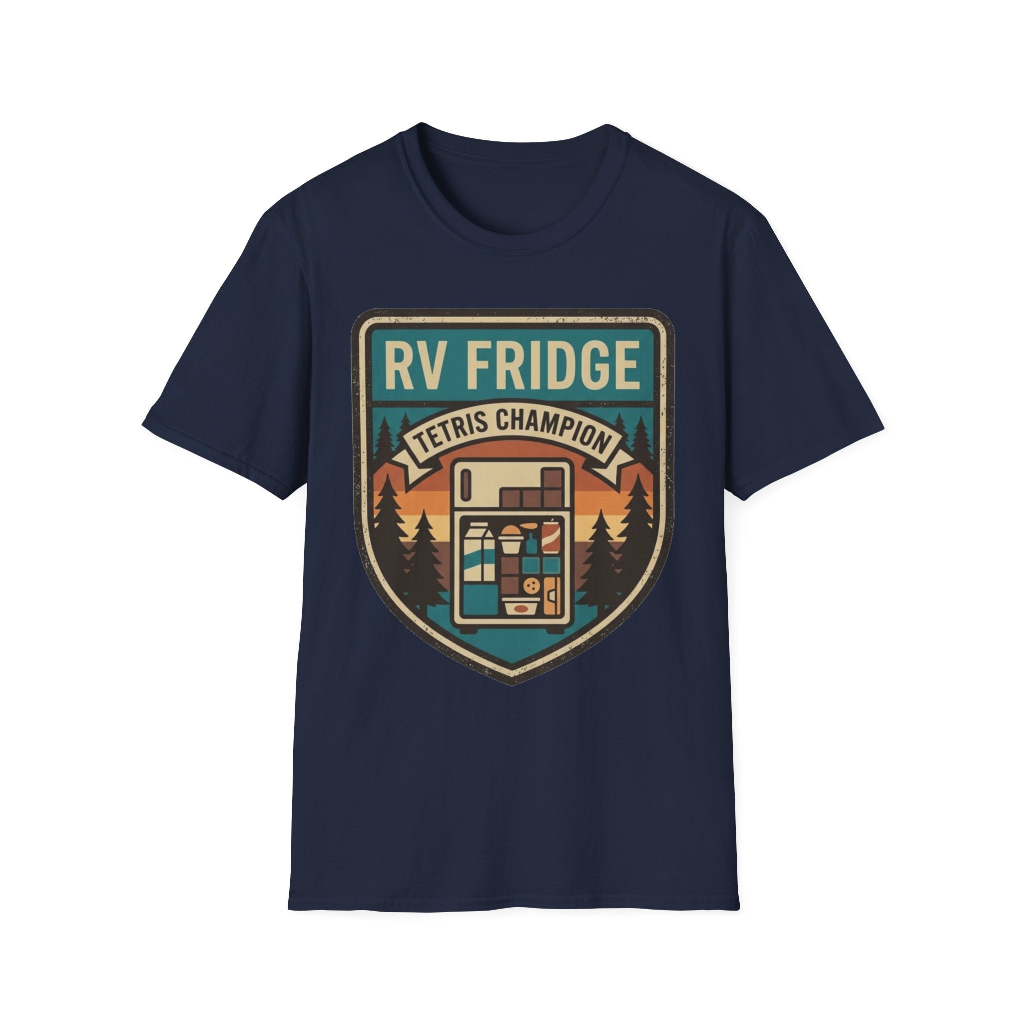 RV Fridge Tetris Champion T-Shirt
