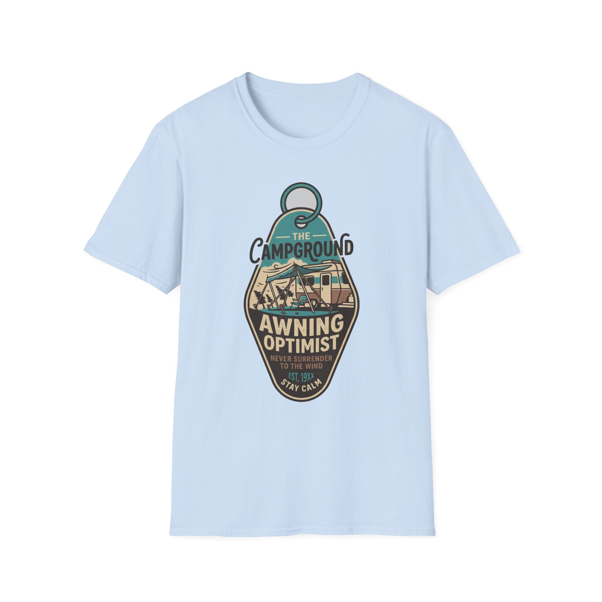 The Campground Awning Optimist T-Shirt