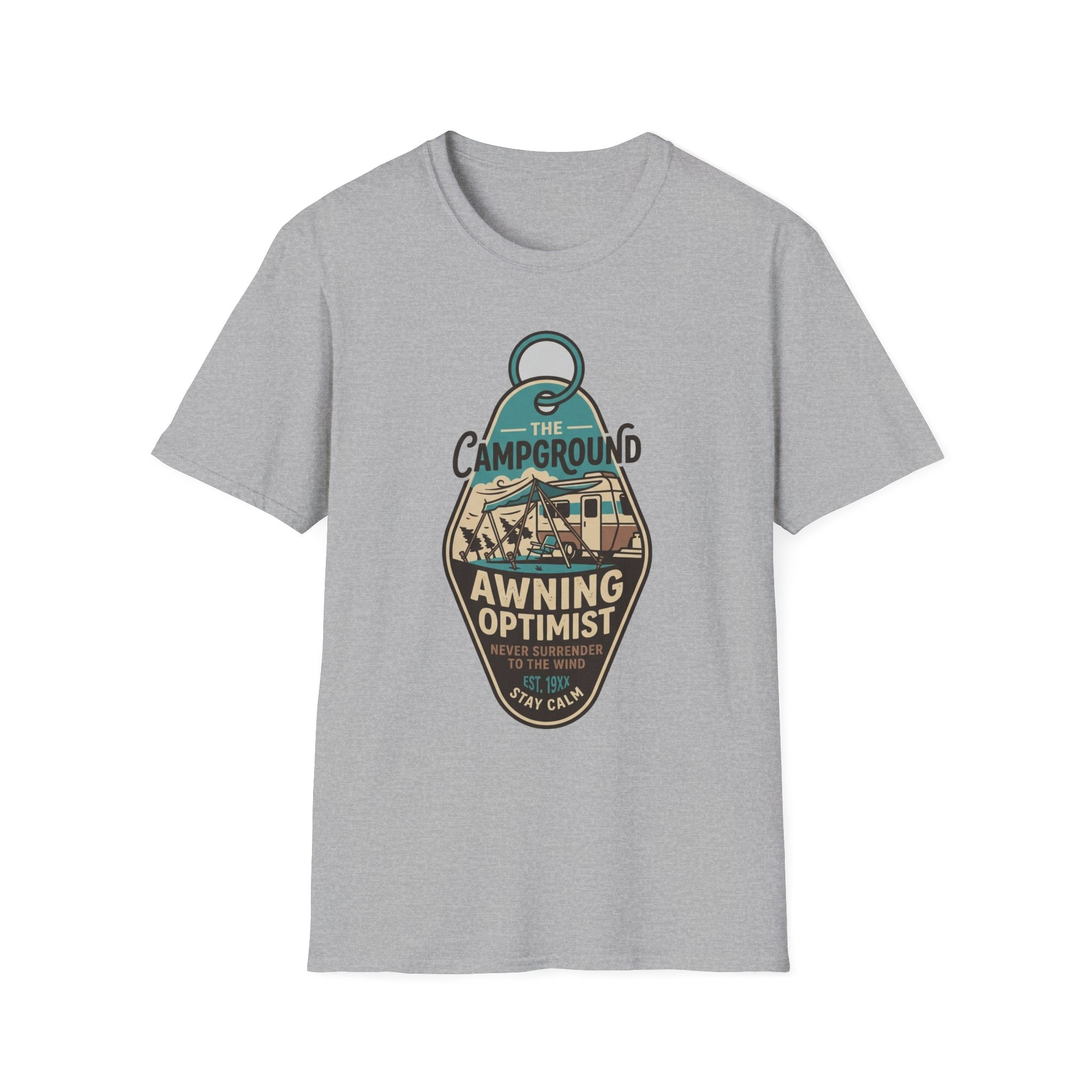 The Campground Awning Optimist T-Shirt