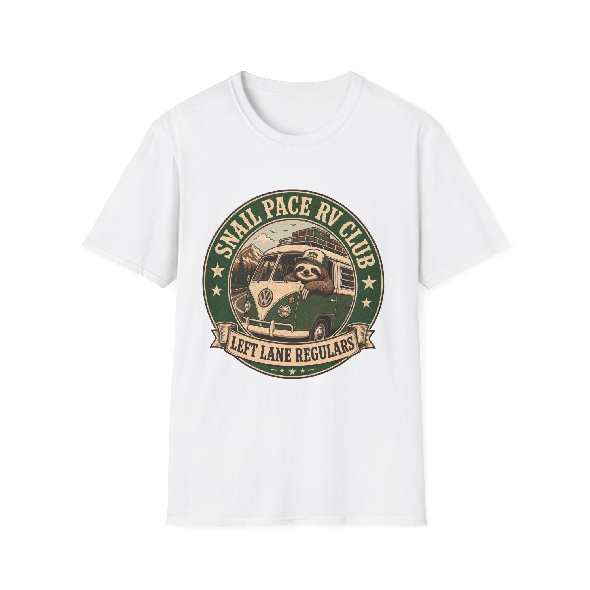 Snail Pace RV Club Left Lane Regulars T-Shirt