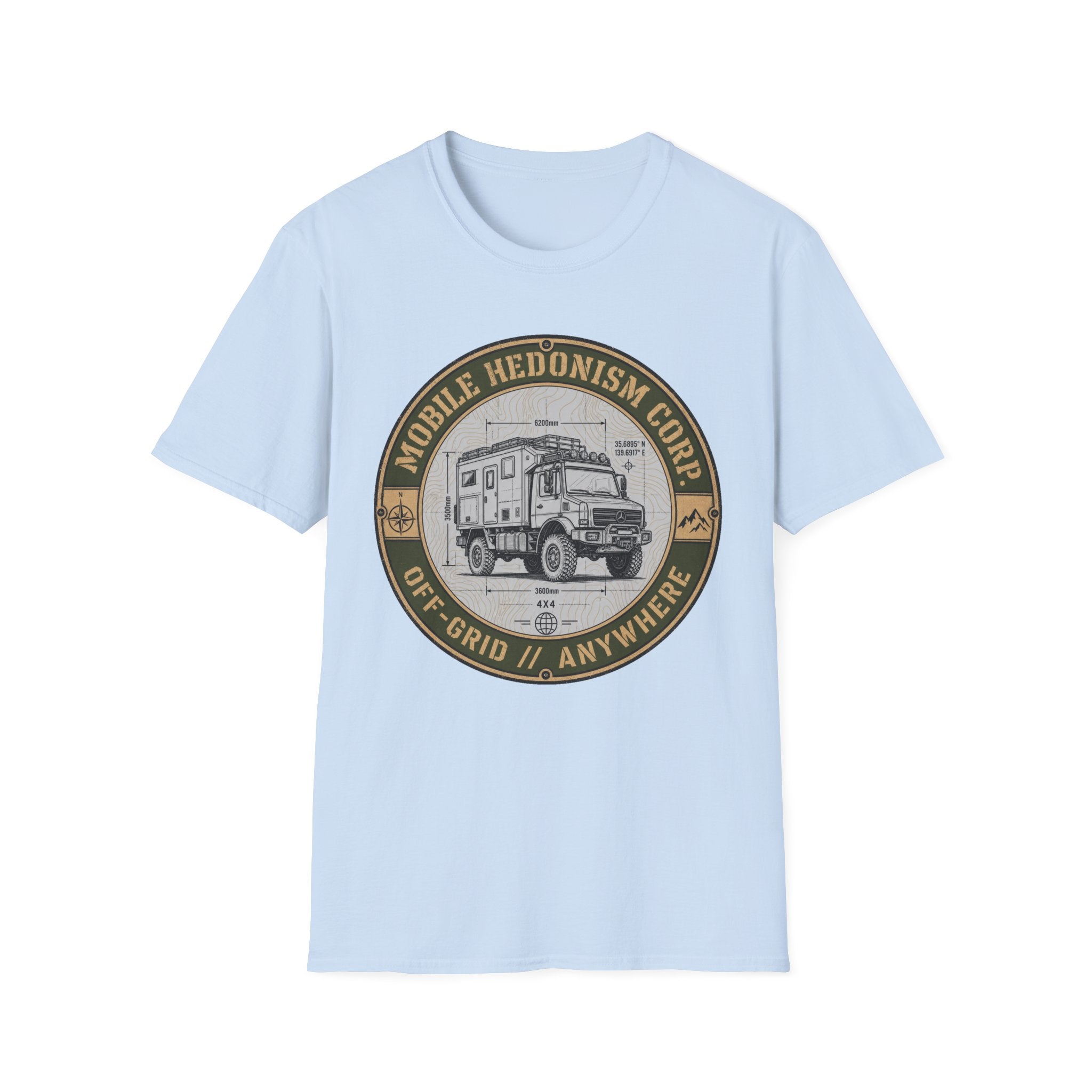 Mobile Hedonism Corp Off-Grid Anywhere T-Shirt
