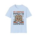 My Compass Points to Campsites T-Shirt