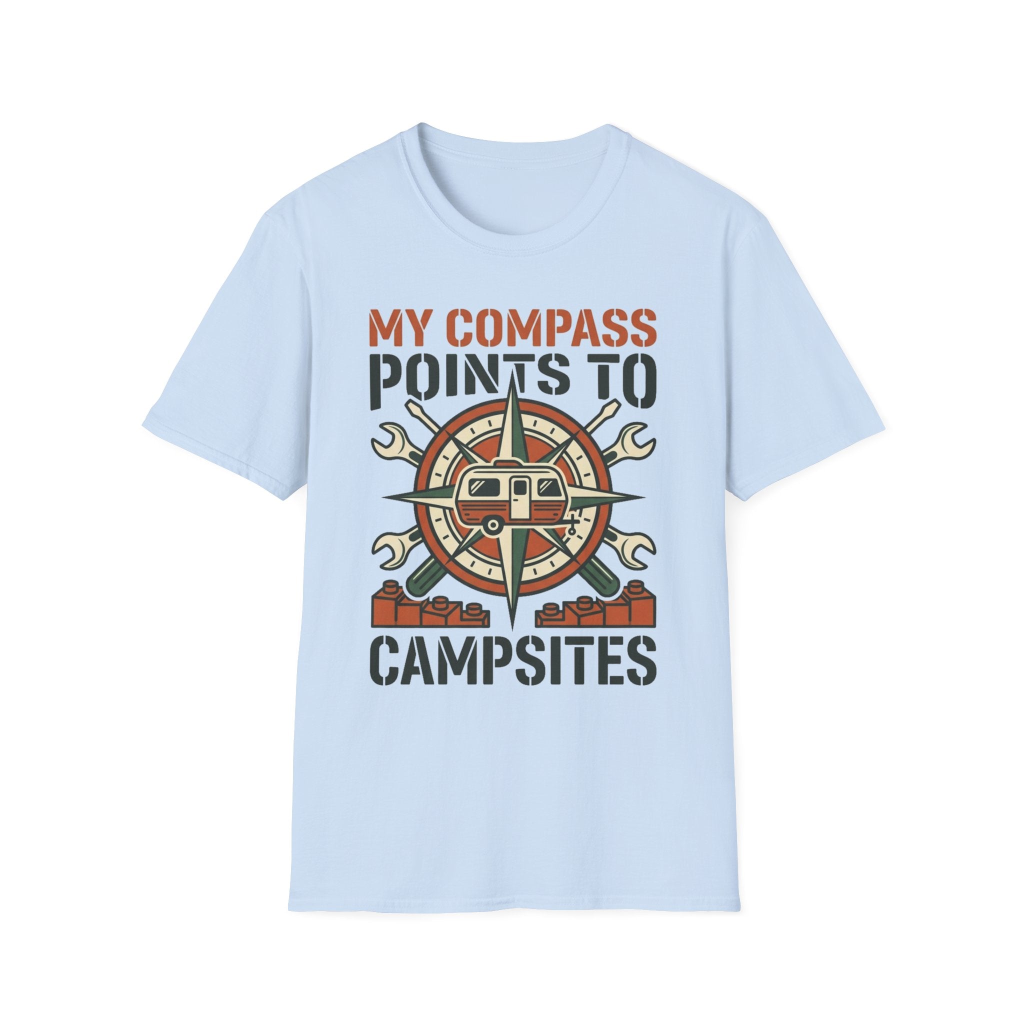 My Compass Points to Campsites T-Shirt