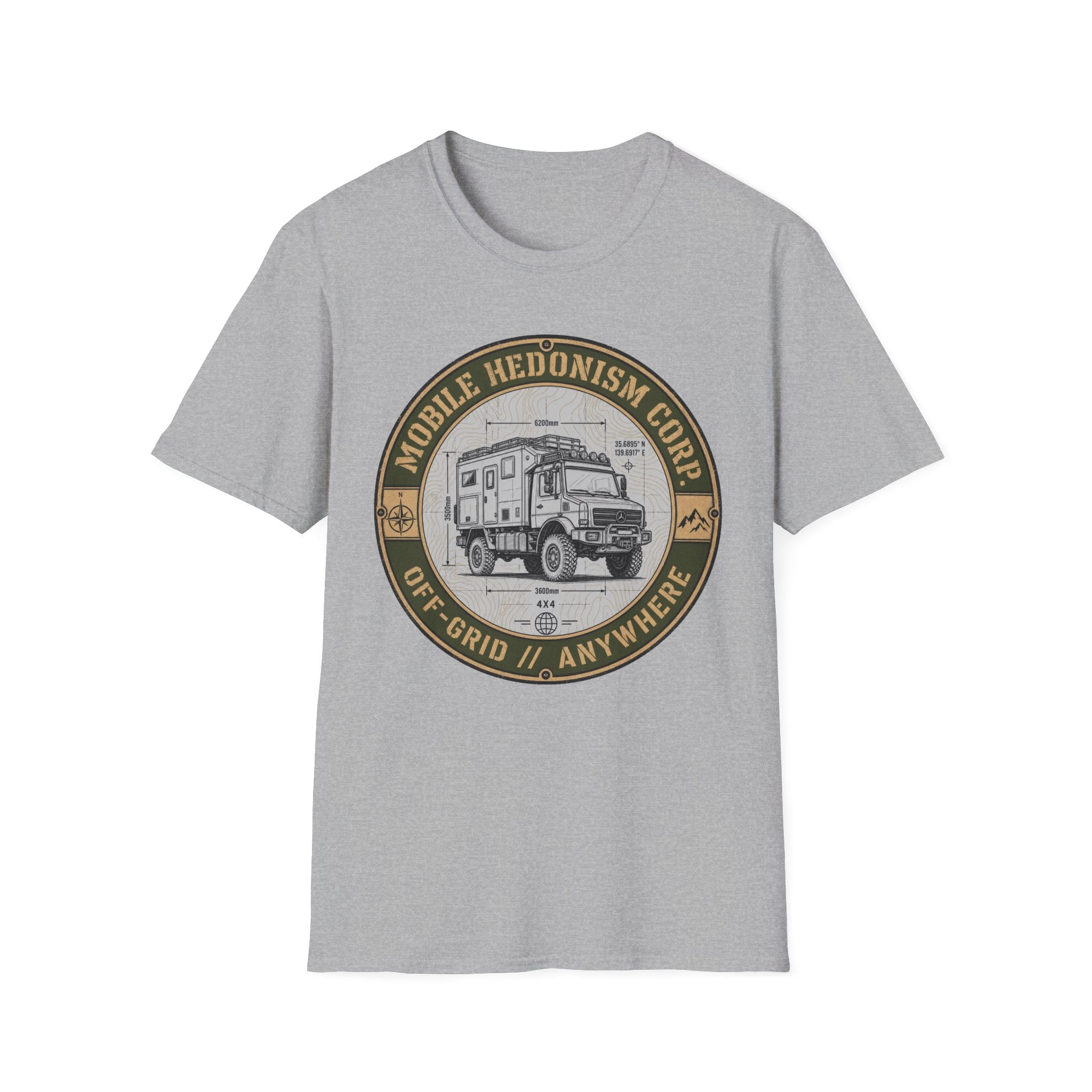 Mobile Hedonism Corp Off-Grid Anywhere T-Shirt