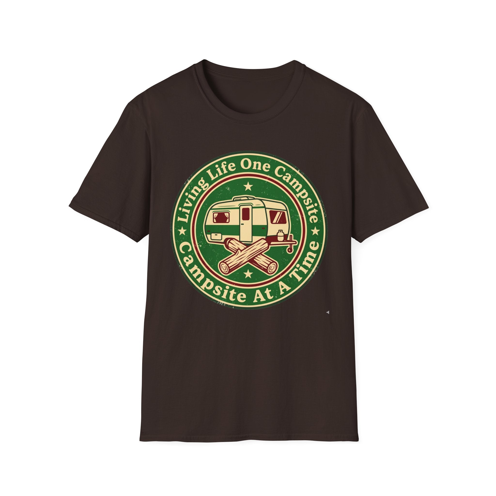 Living Life One Campsite At A Time T-Shirt