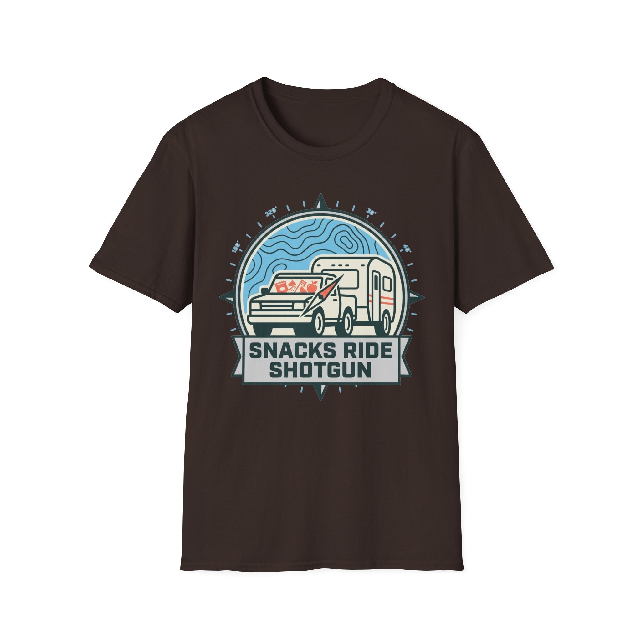 Snacks Ride Shotgun T-Shirt