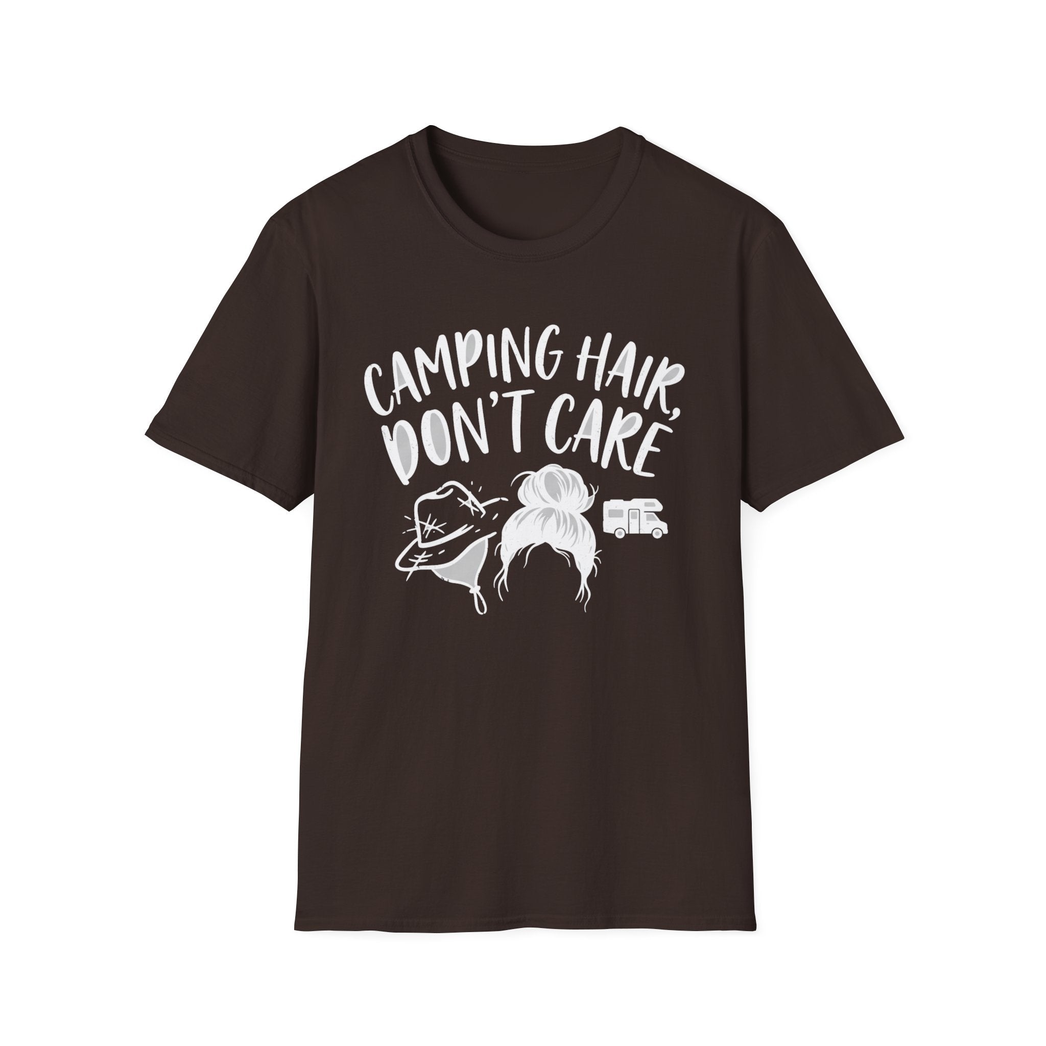 Camping Hair Don't Care T-Shirt