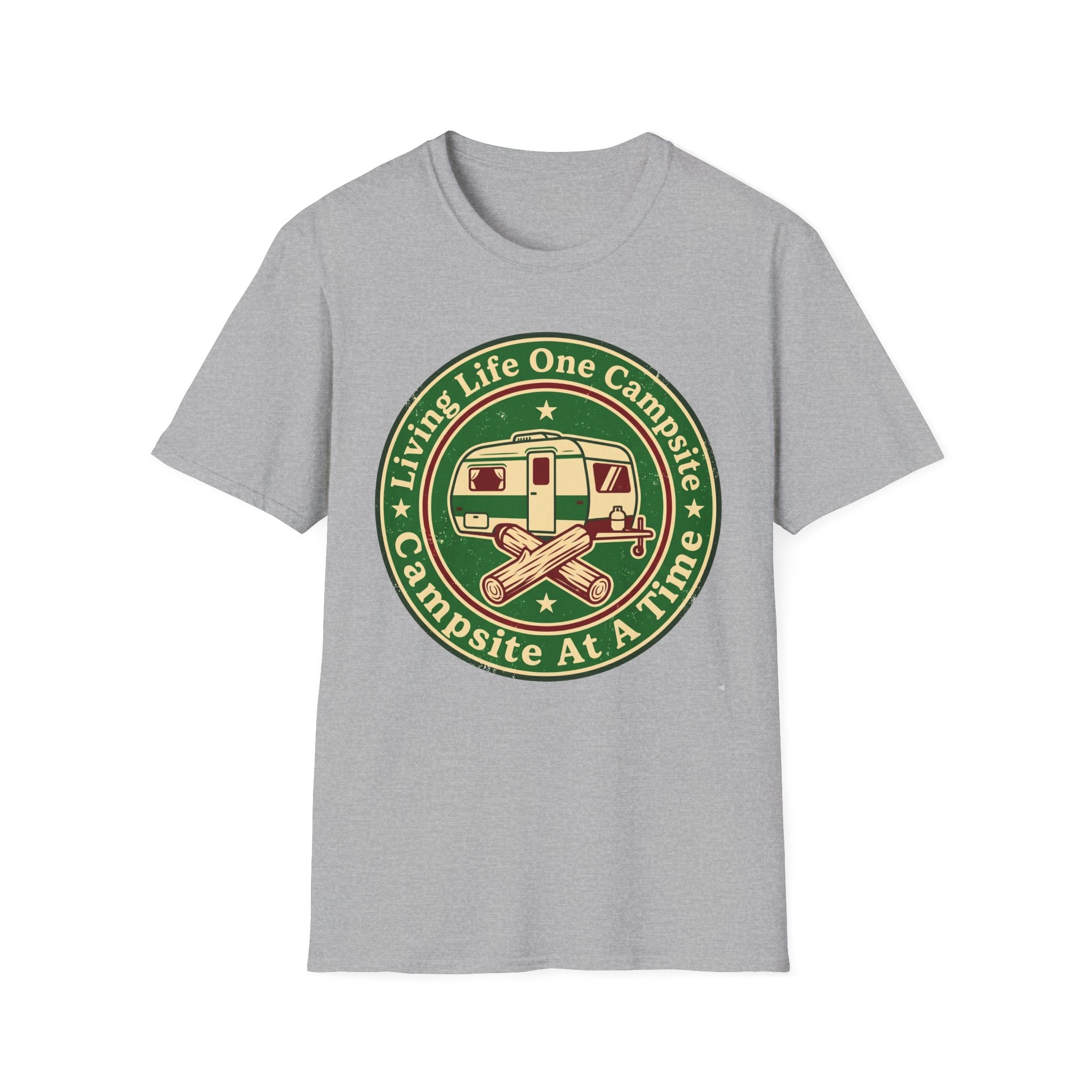 Living Life One Campsite At A Time T-Shirt