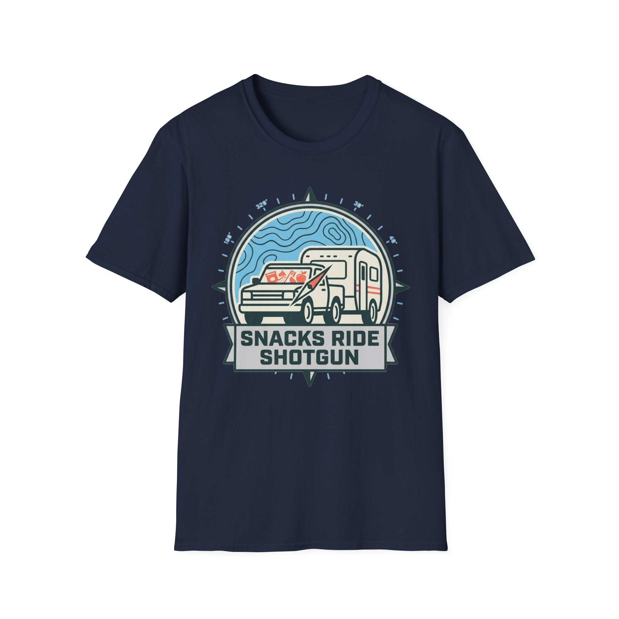 Snacks Ride Shotgun T-Shirt