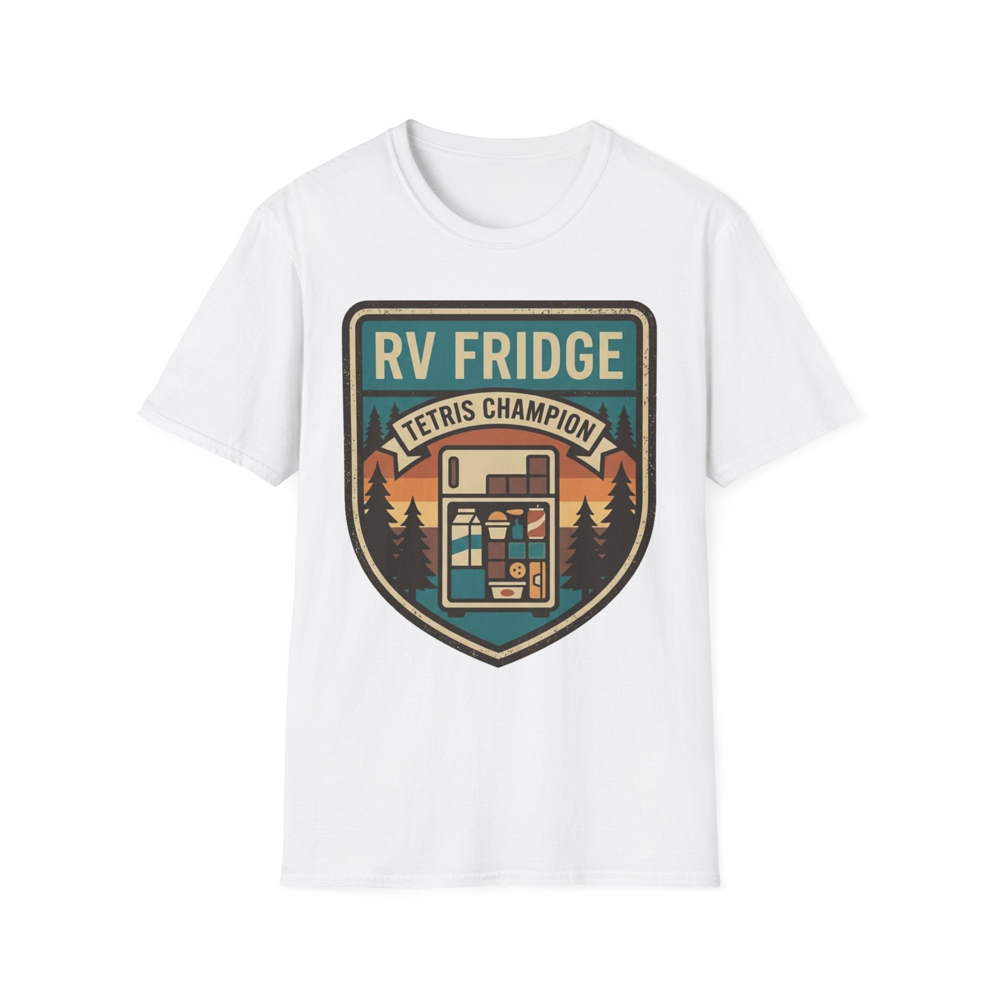 RV Fridge Tetris Champion T-Shirt