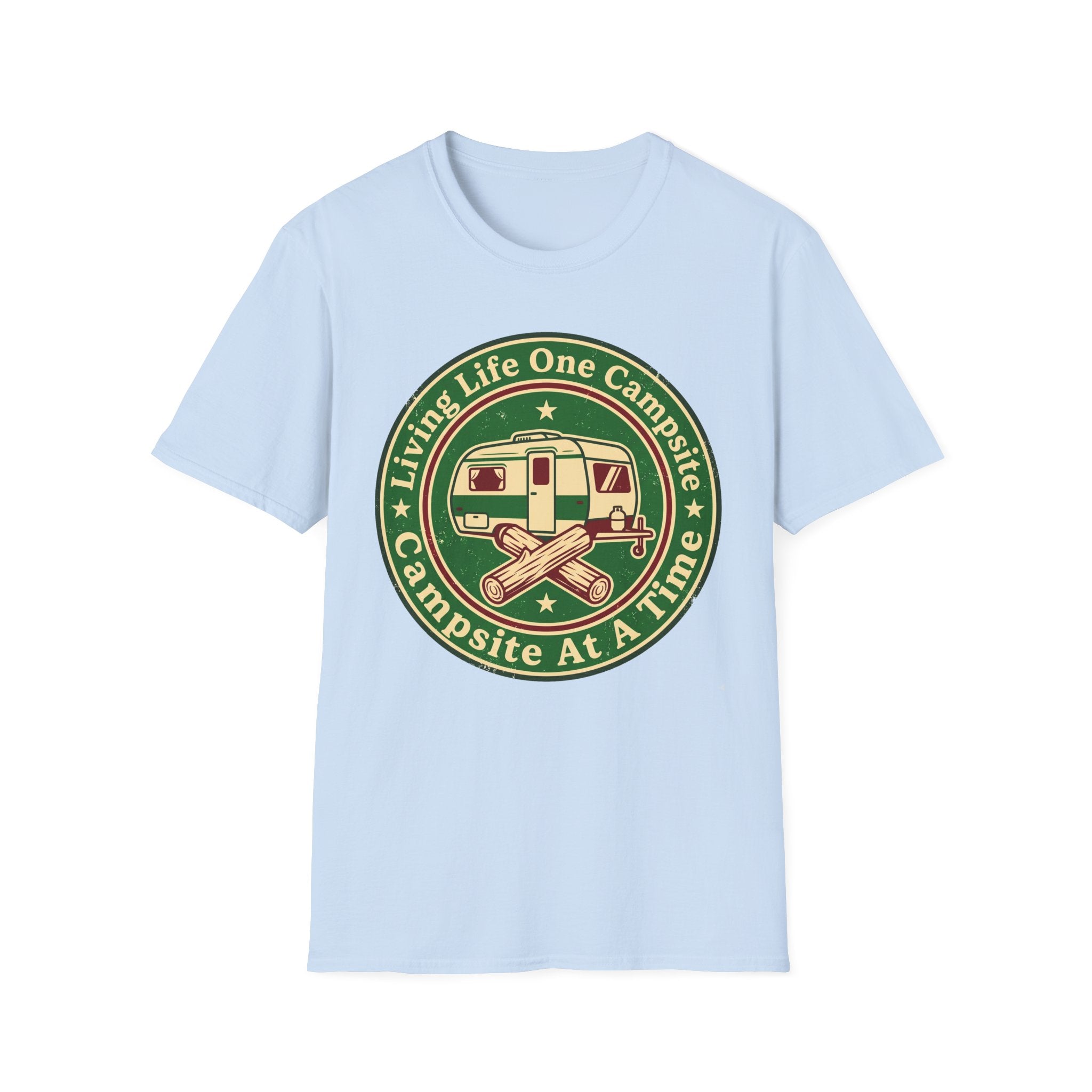 Living Life One Campsite At A Time T-Shirt