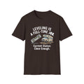 Levelling is a Full Time Job Current Status Close Enough T-Shirt