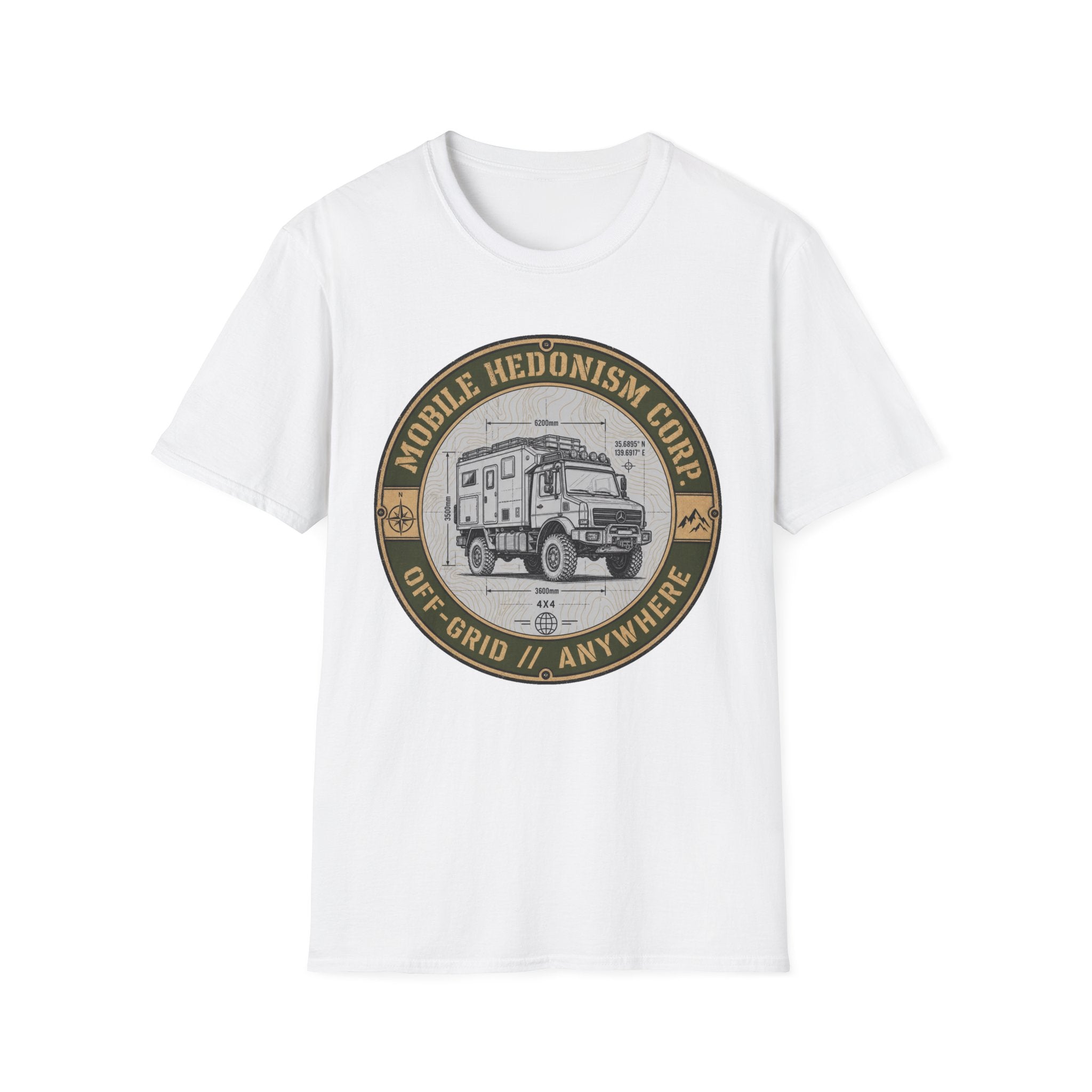 Mobile Hedonism Corp Off-Grid Anywhere T-Shirt
