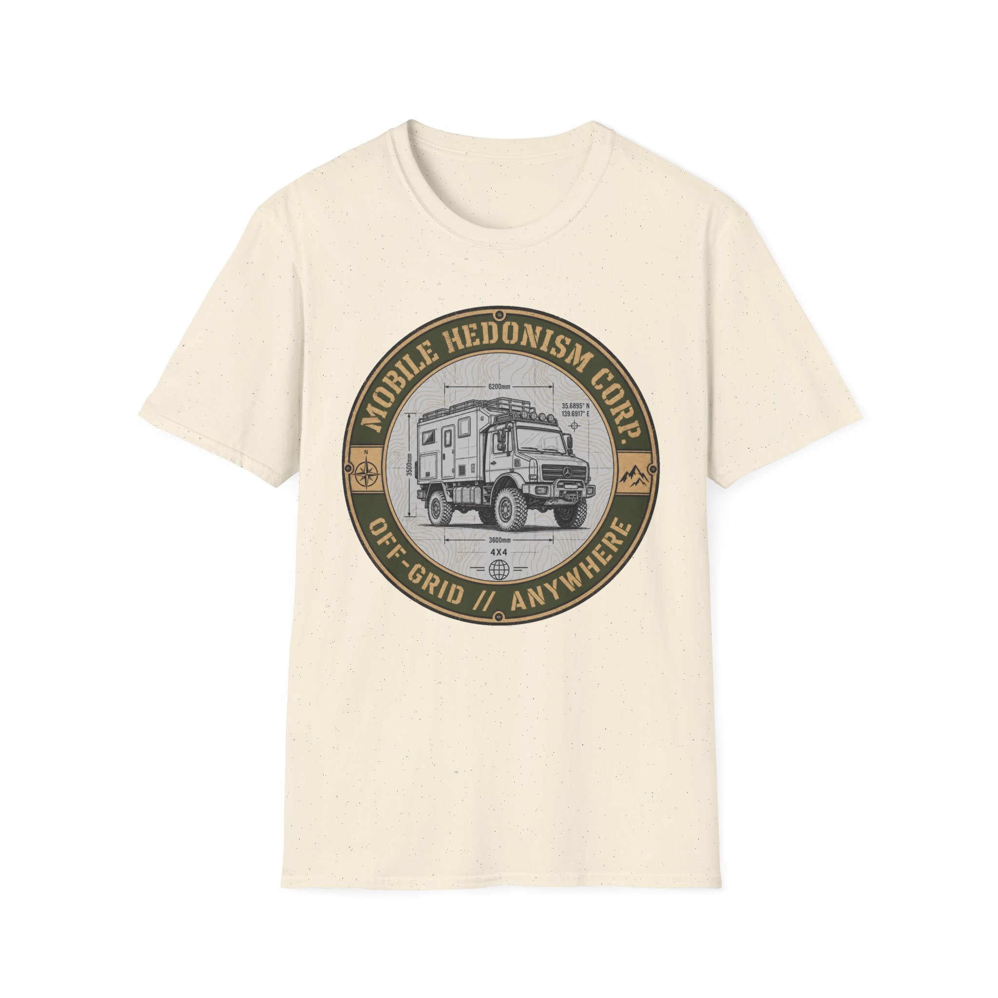 Mobile Hedonism Corp Off-Grid Anywhere T-Shirt