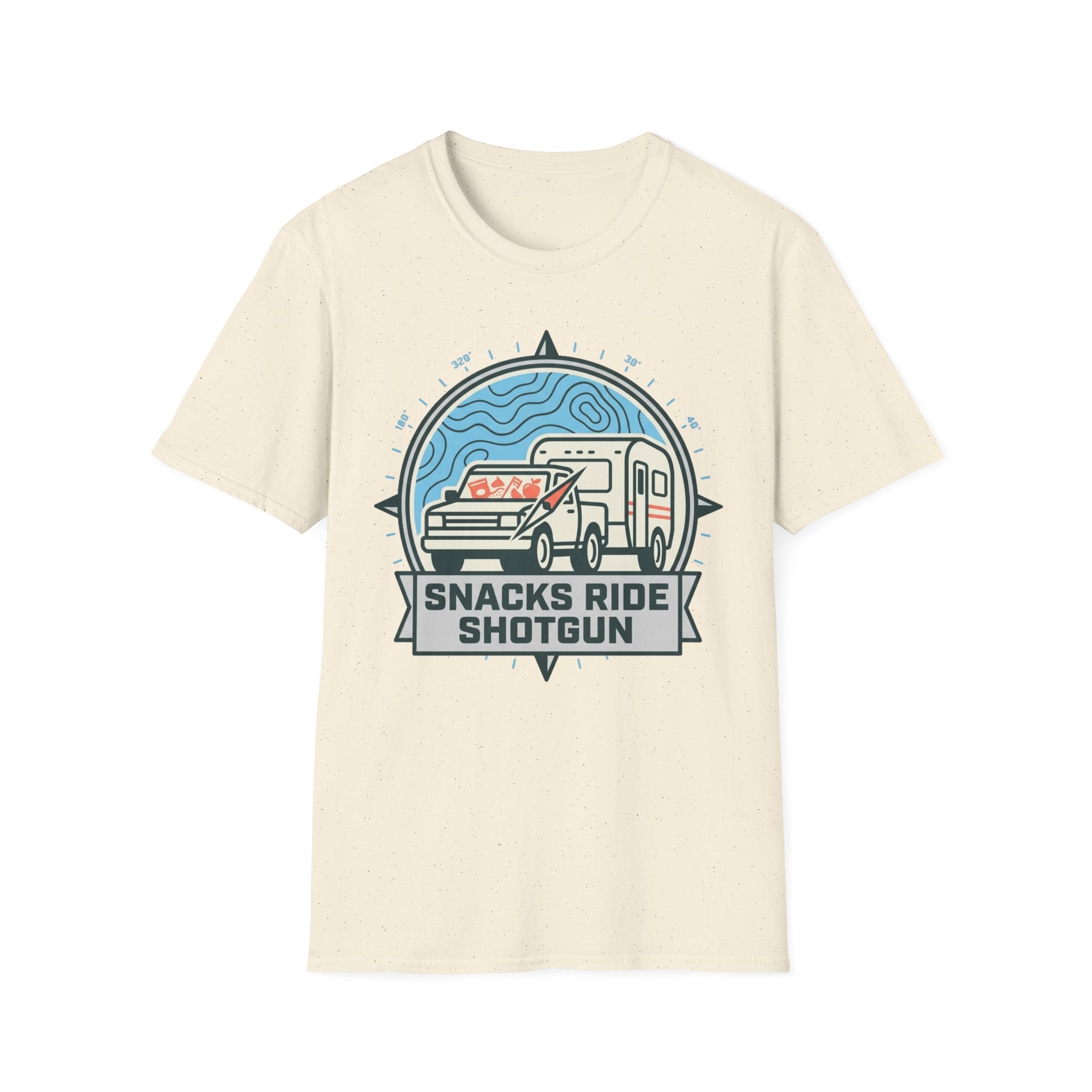 Snacks Ride Shotgun T-Shirt