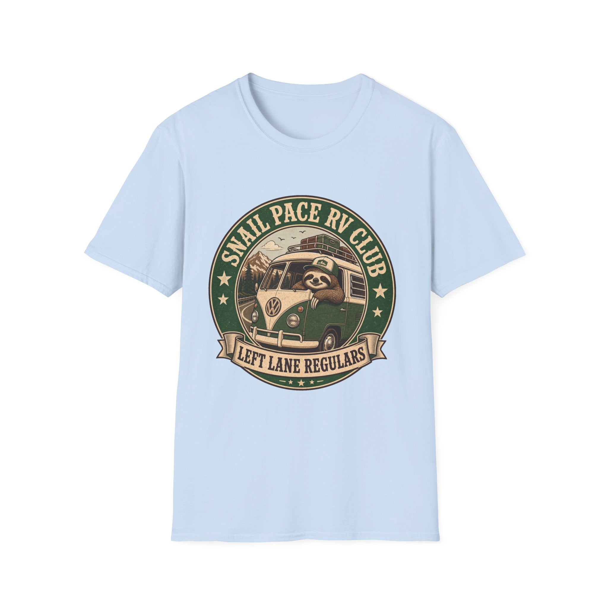 Snail Pace RV Club Left Lane Regulars T-Shirt