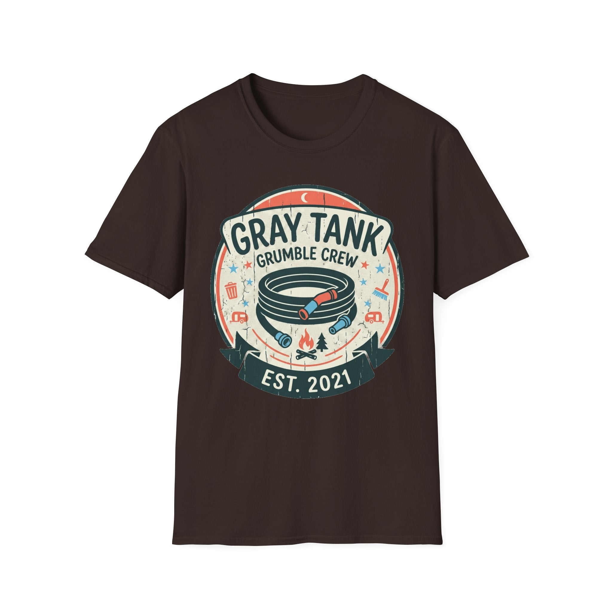Gray Tank Grumble Crew T-Shirt