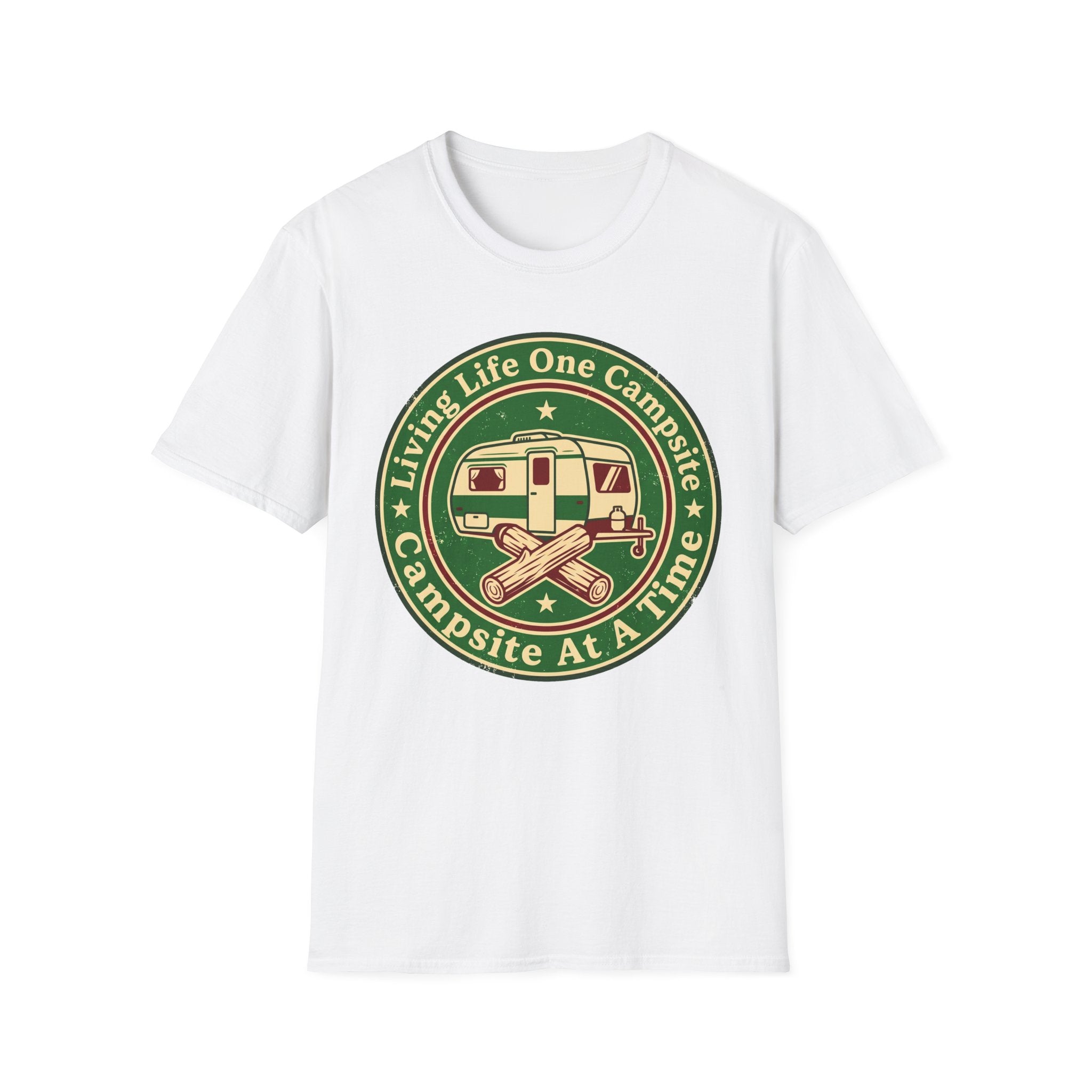Living Life One Campsite At A Time T-Shirt
