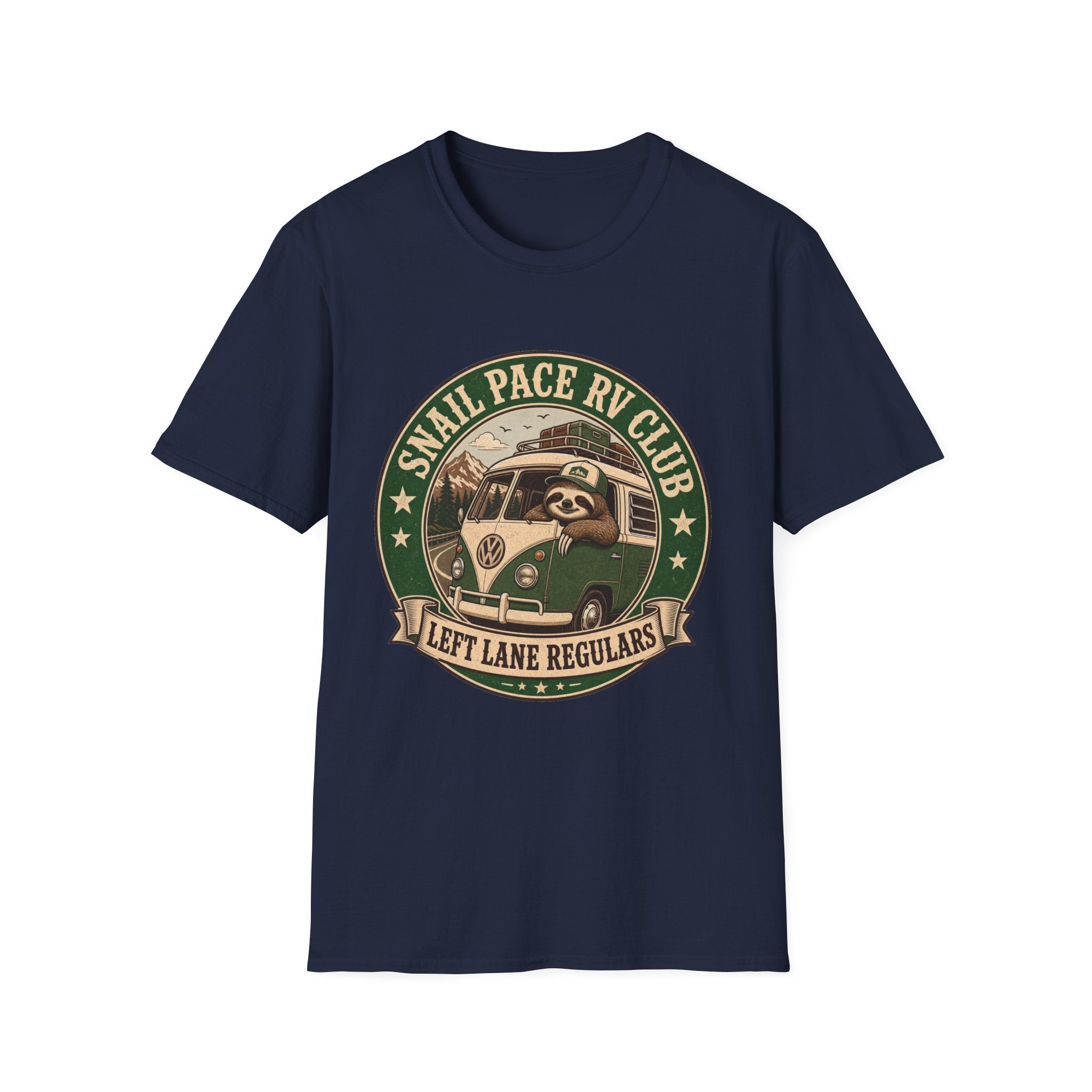 Snail Pace RV Club Left Lane Regulars T-Shirt