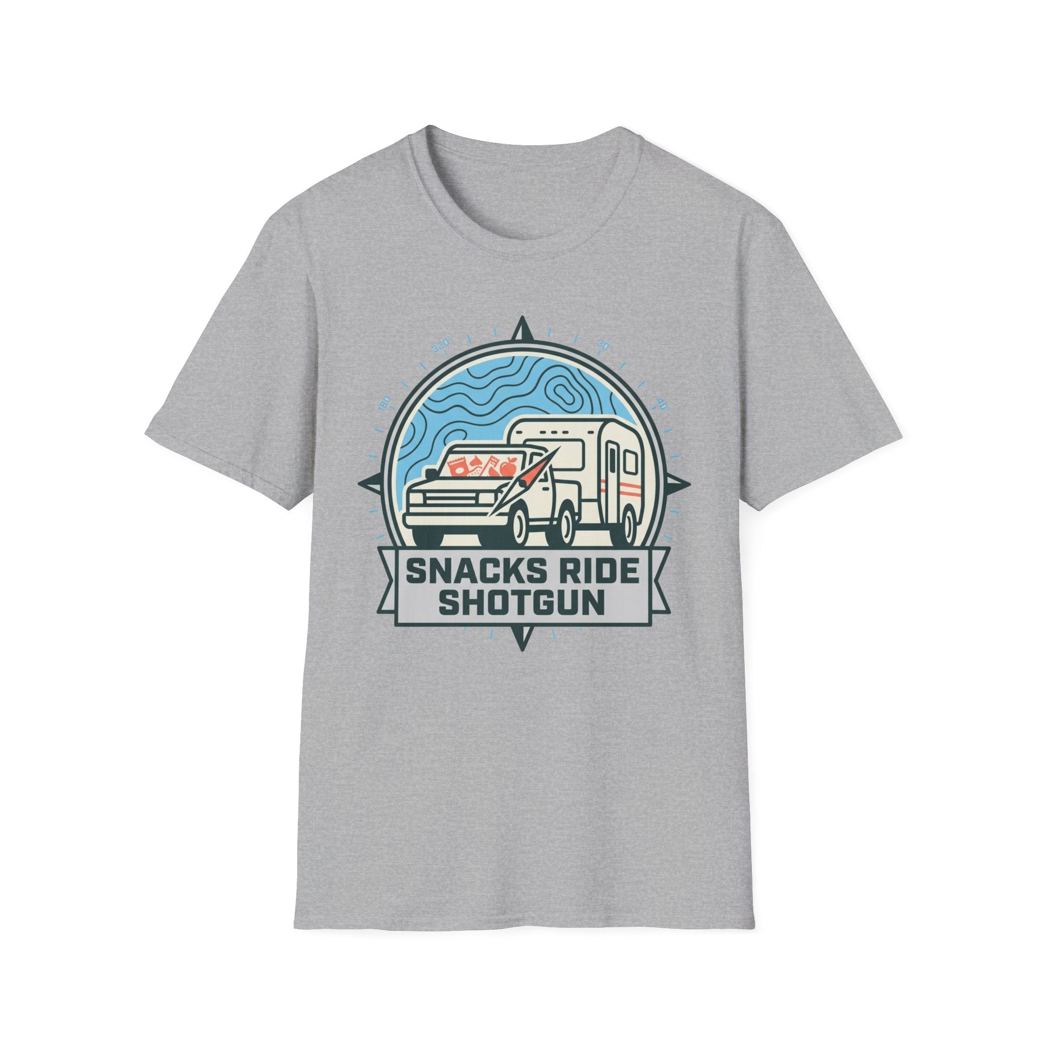 Snacks Ride Shotgun T-Shirt