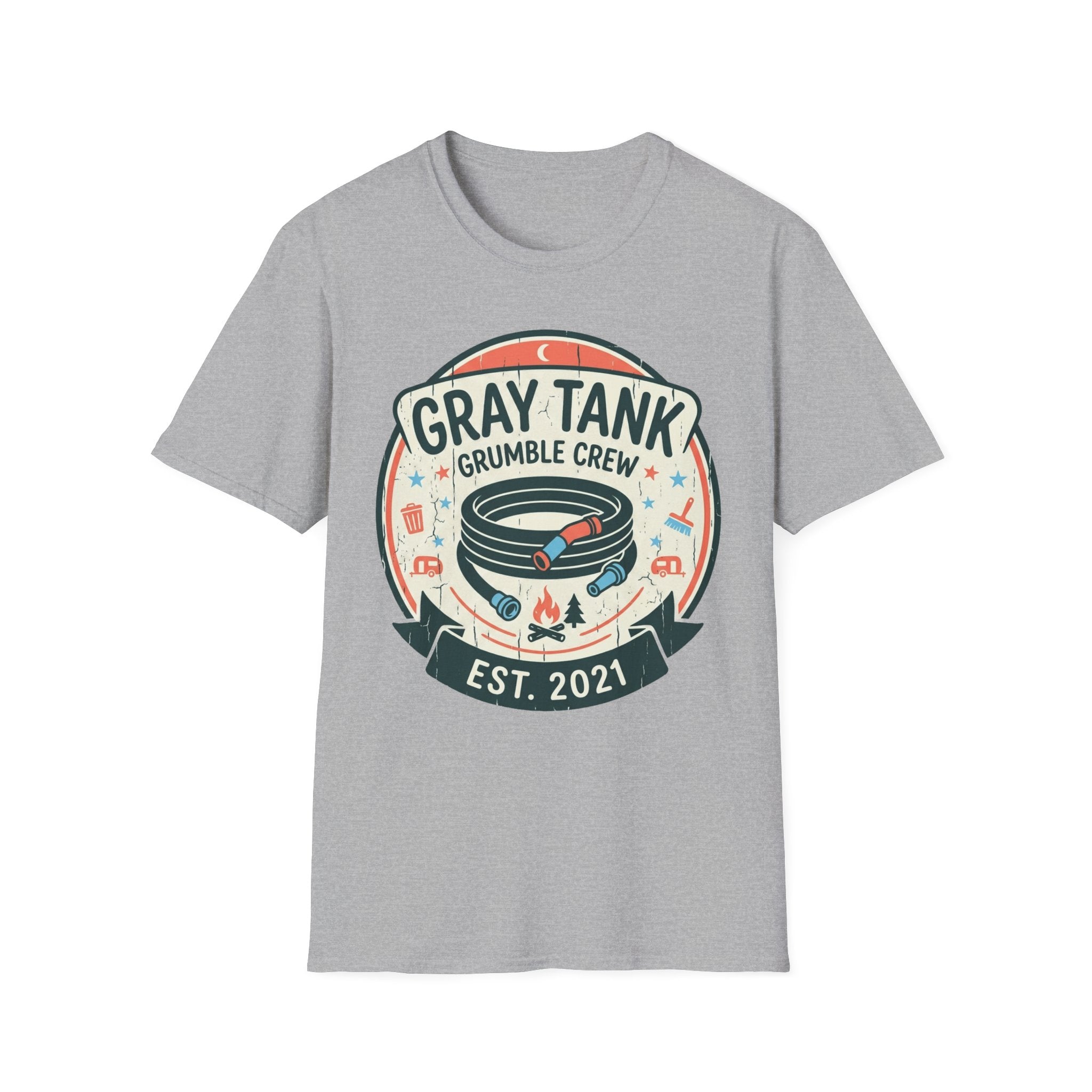 Gray Tank Grumble Crew T-Shirt