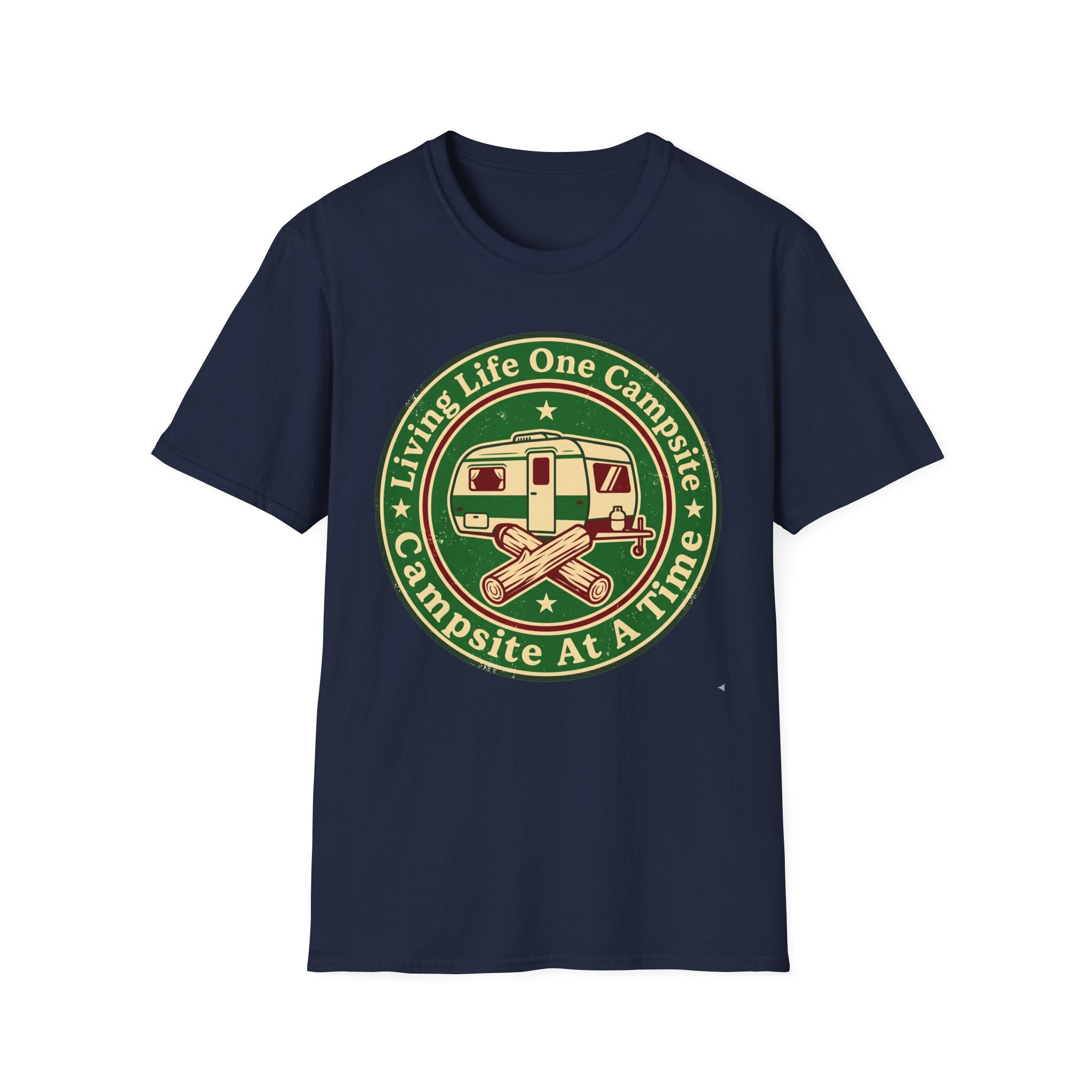 Living Life One Campsite At A Time T-Shirt