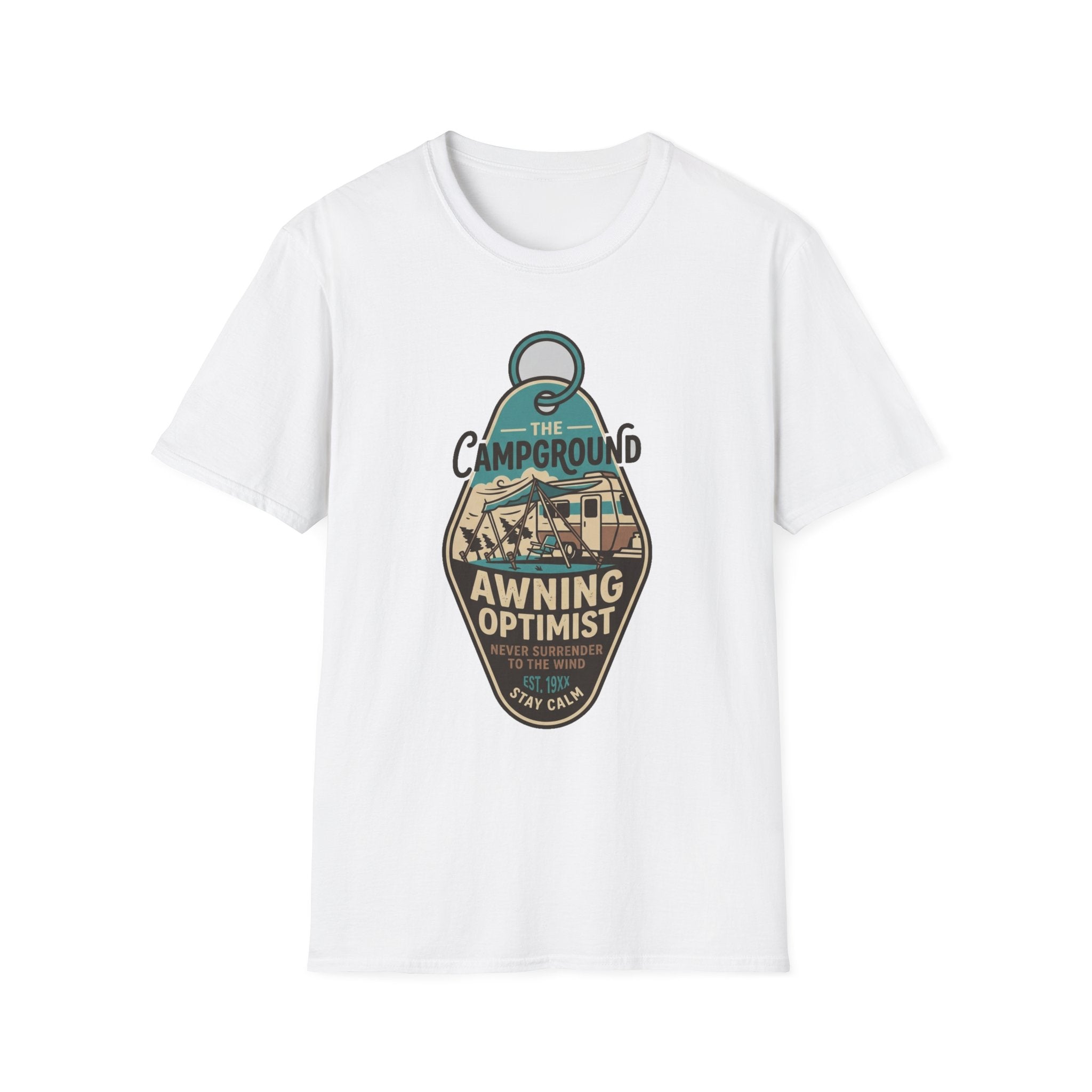 The Campground Awning Optimist T-Shirt