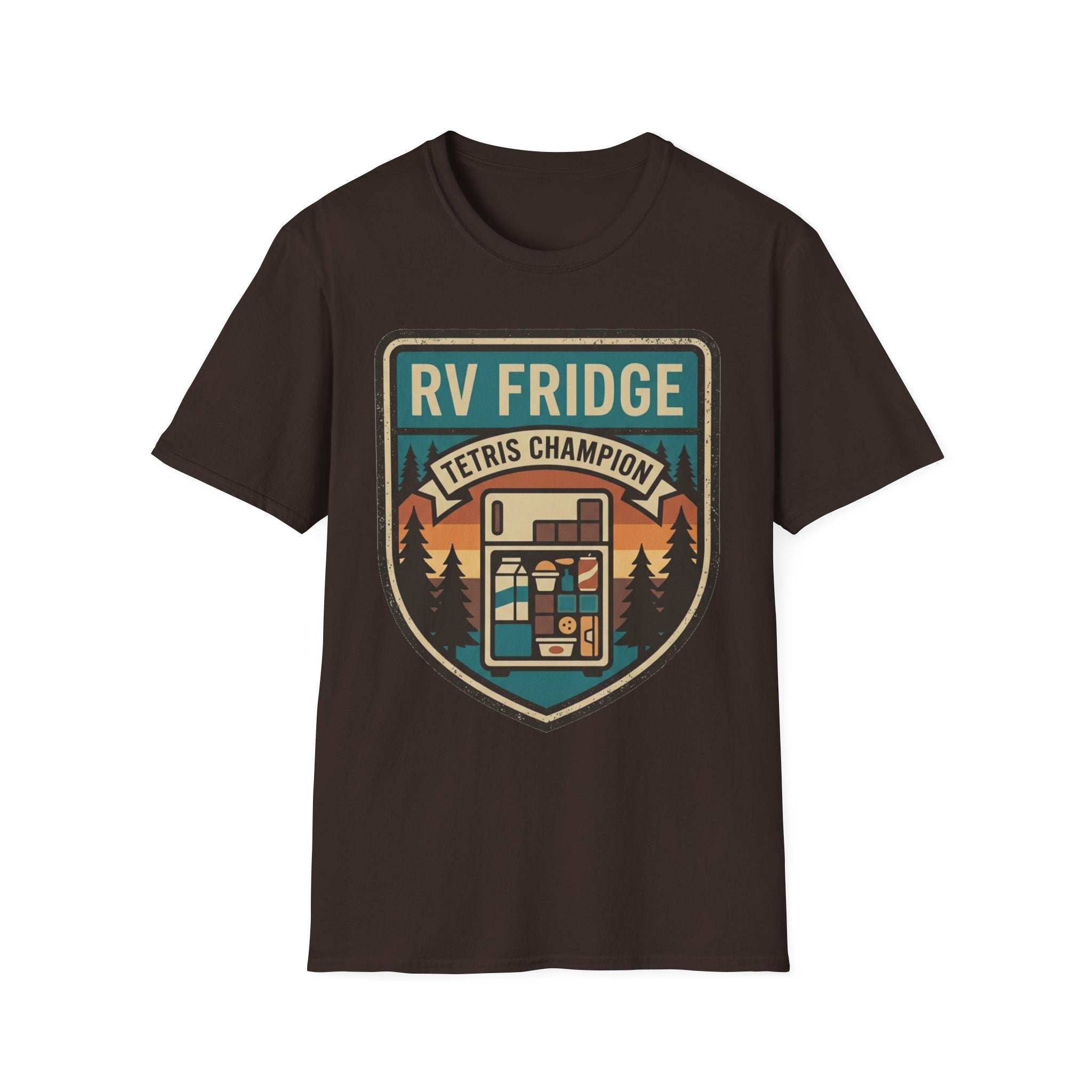 RV Fridge Tetris Champion T-Shirt