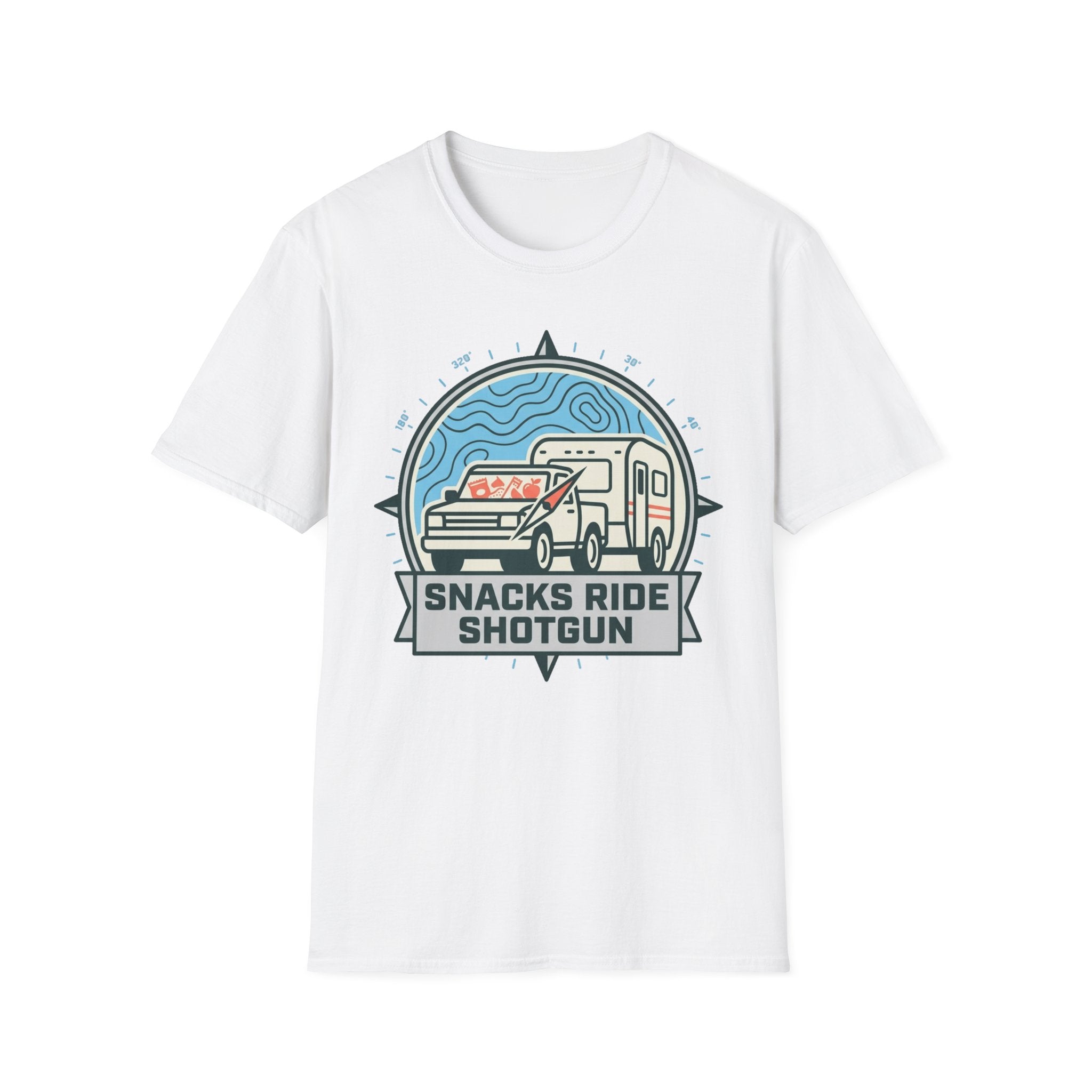Snacks Ride Shotgun T-Shirt