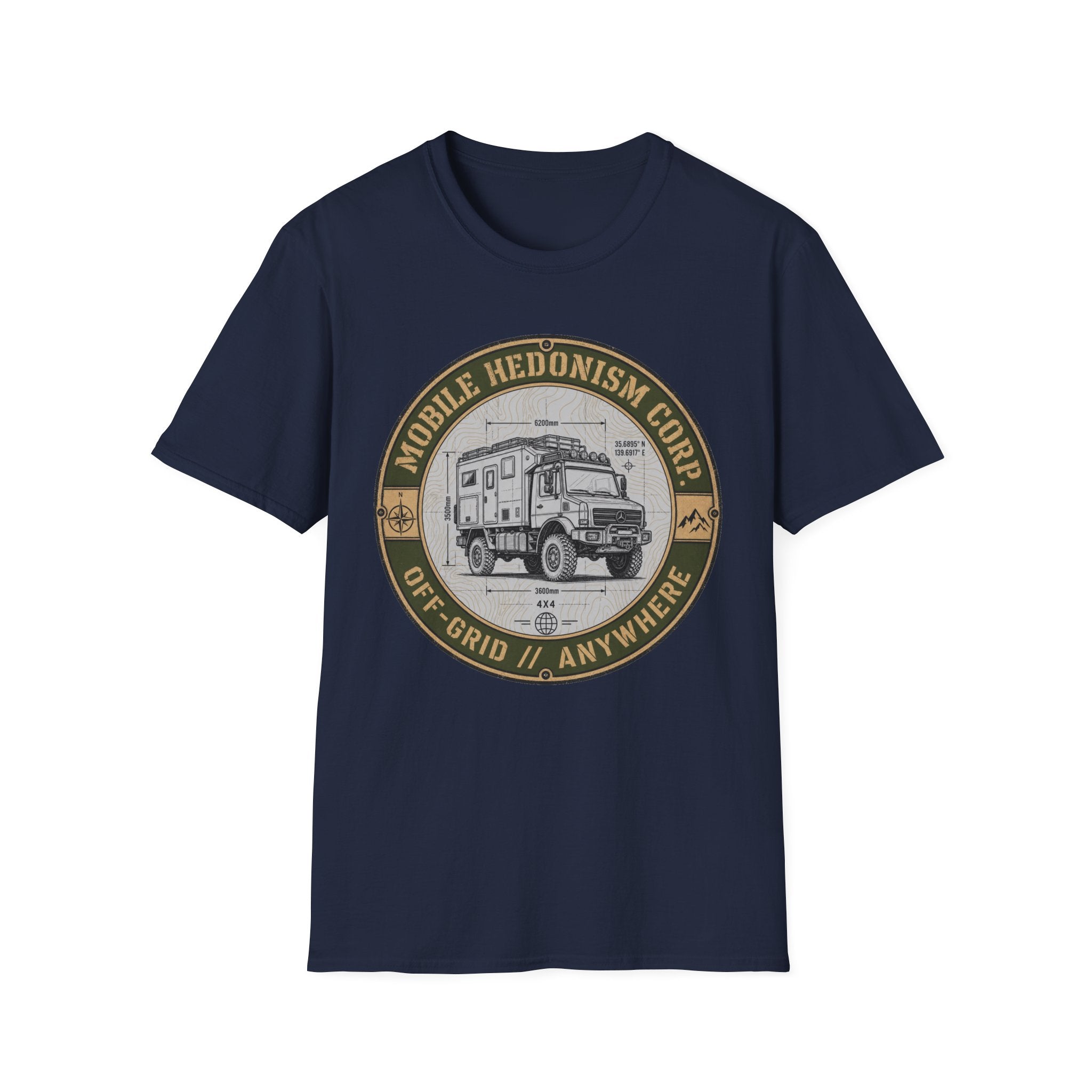 Mobile Hedonism Corp Off-Grid Anywhere T-Shirt