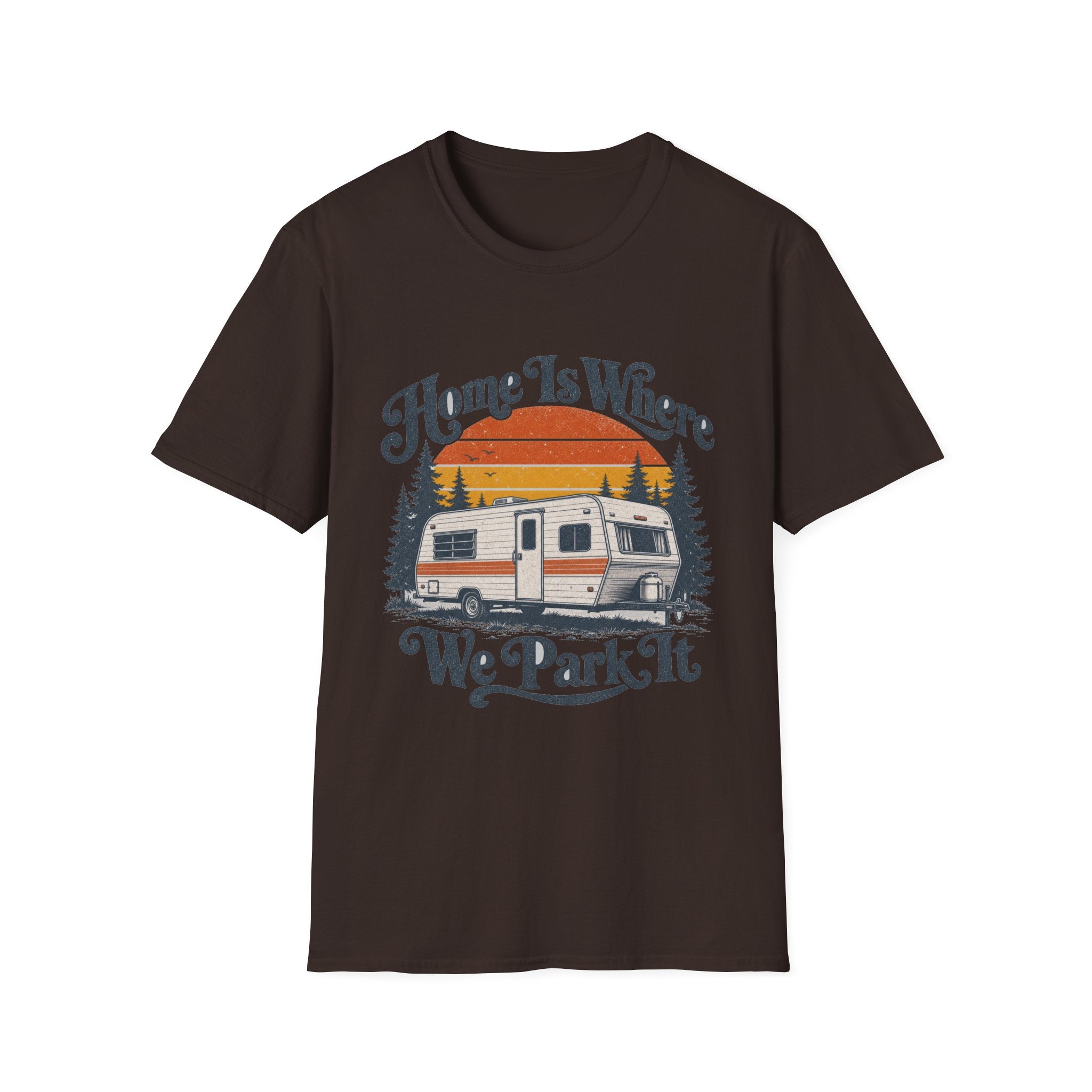 Home Is Where We Park It Pine Forest T-Shirt