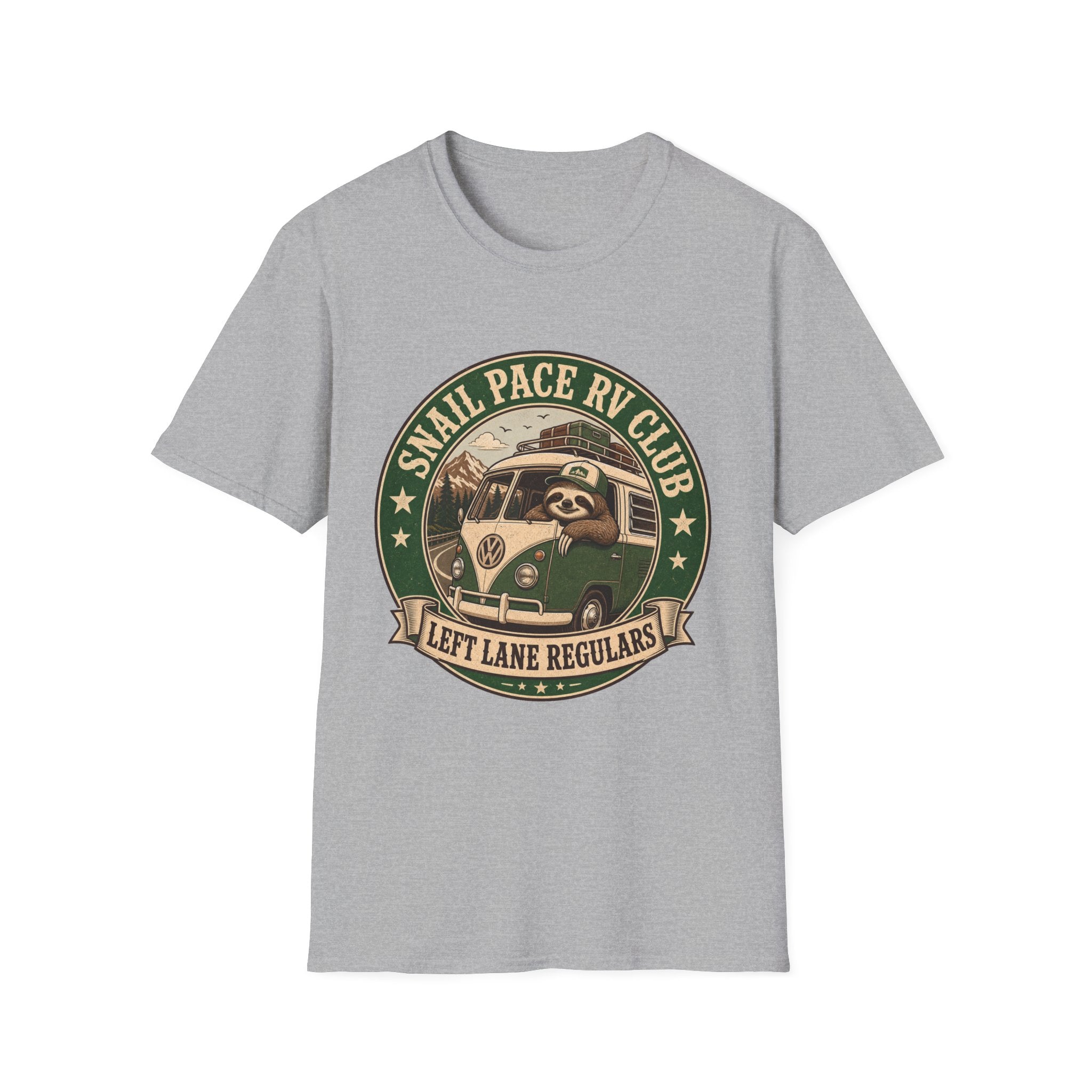 Snail Pace RV Club Left Lane Regulars T-Shirt