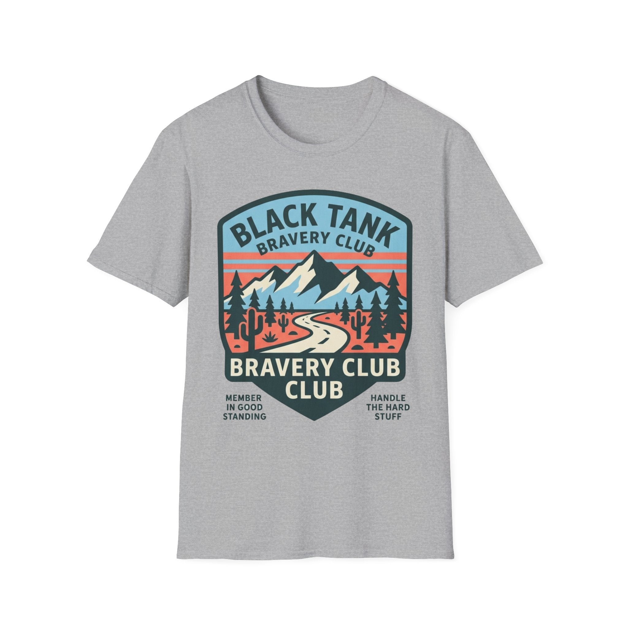 Black Tank Bravery Club T-Shirt