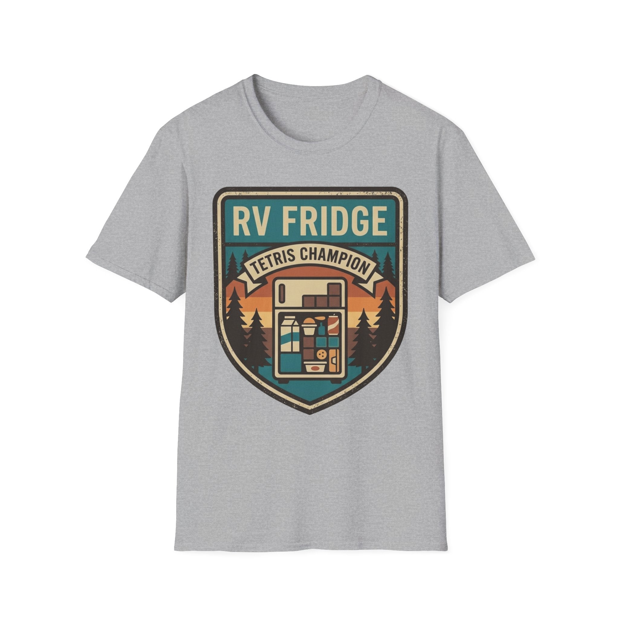RV Fridge Tetris Champion T-Shirt