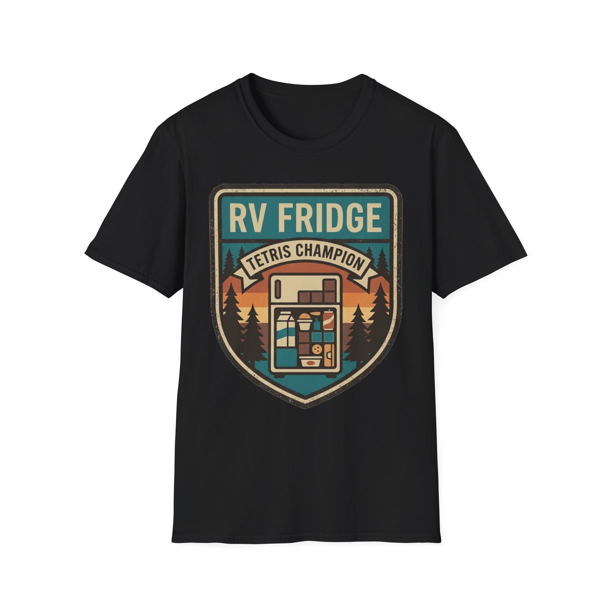 RV Fridge Tetris Champion T-Shirt