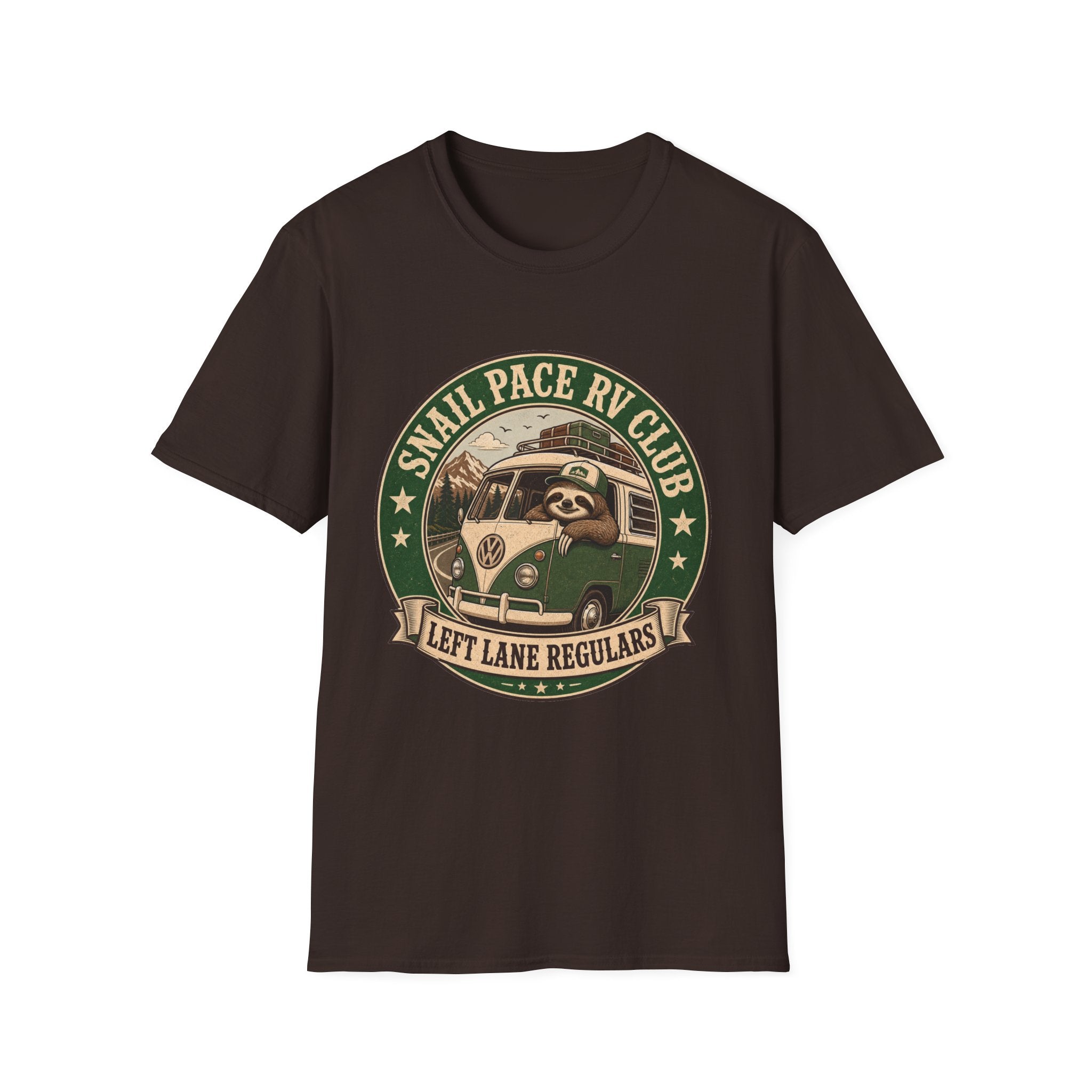 Snail Pace RV Club Left Lane Regulars T-Shirt