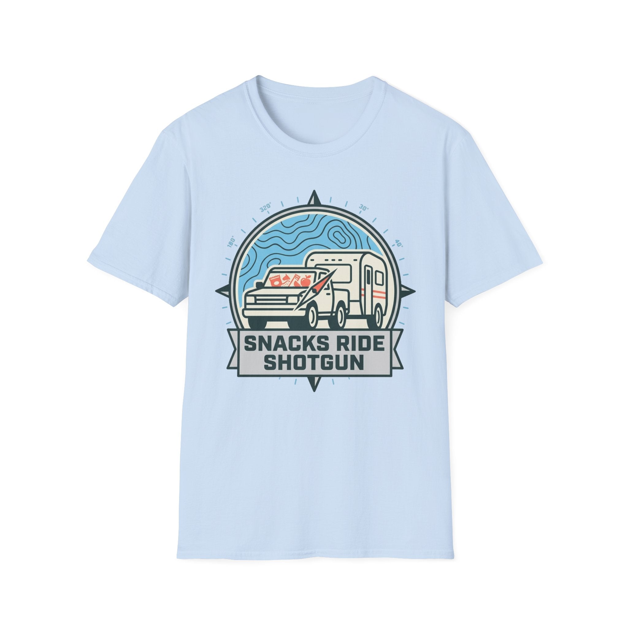 Snacks Ride Shotgun T-Shirt